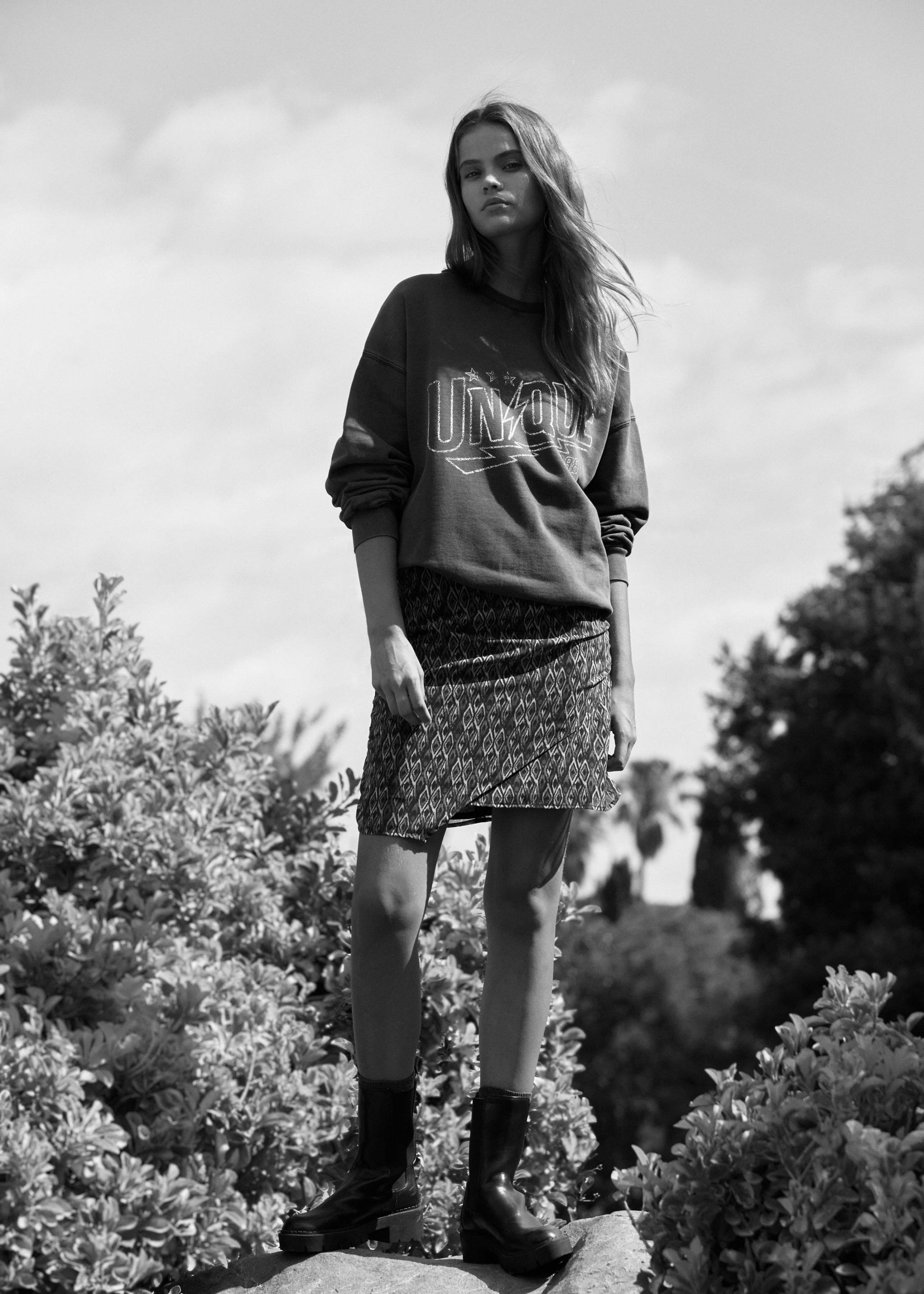 Sudadera algodón estampada - Detalle del artículo 5