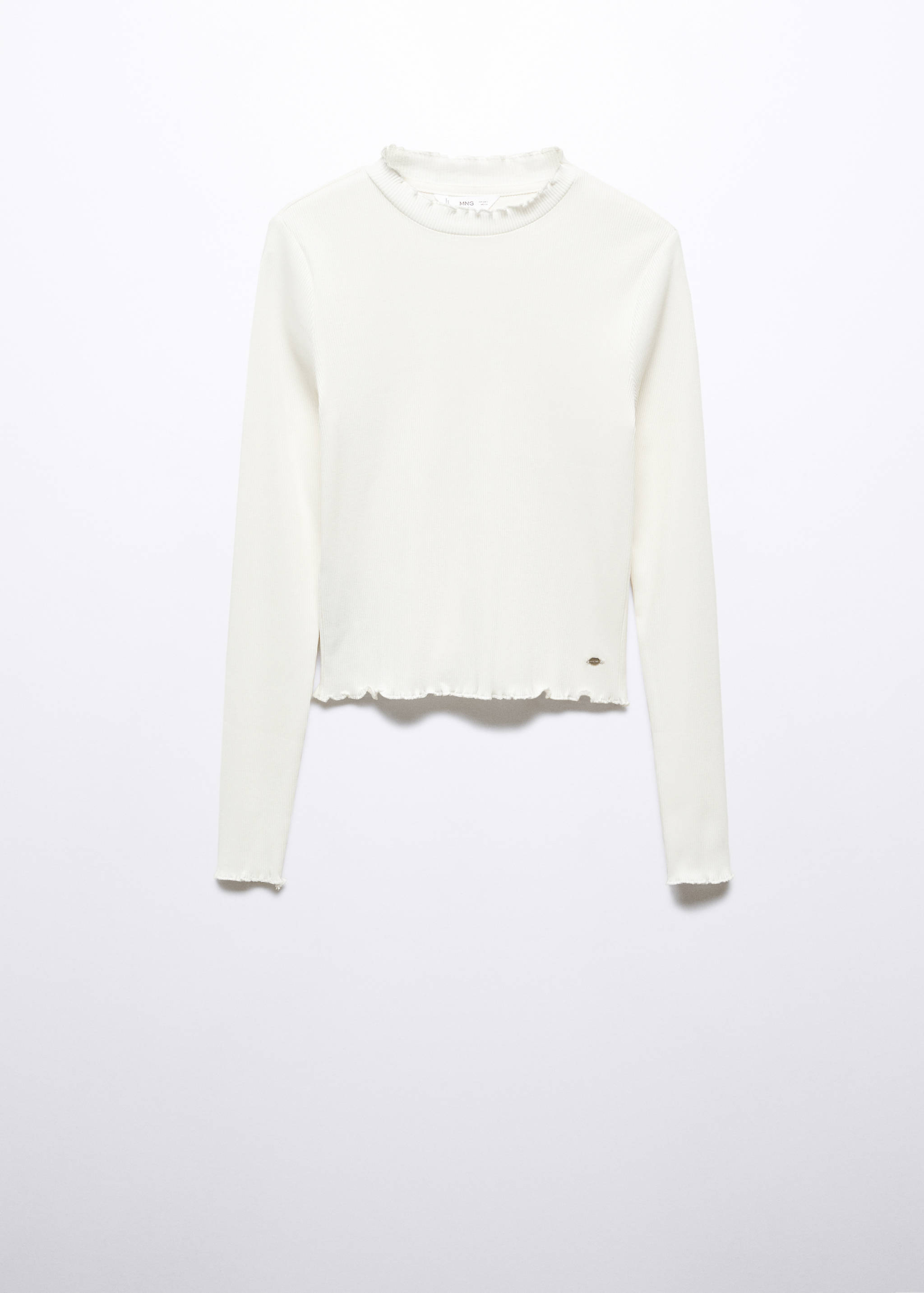 Long sleeve cotton t-shirt - Article without model