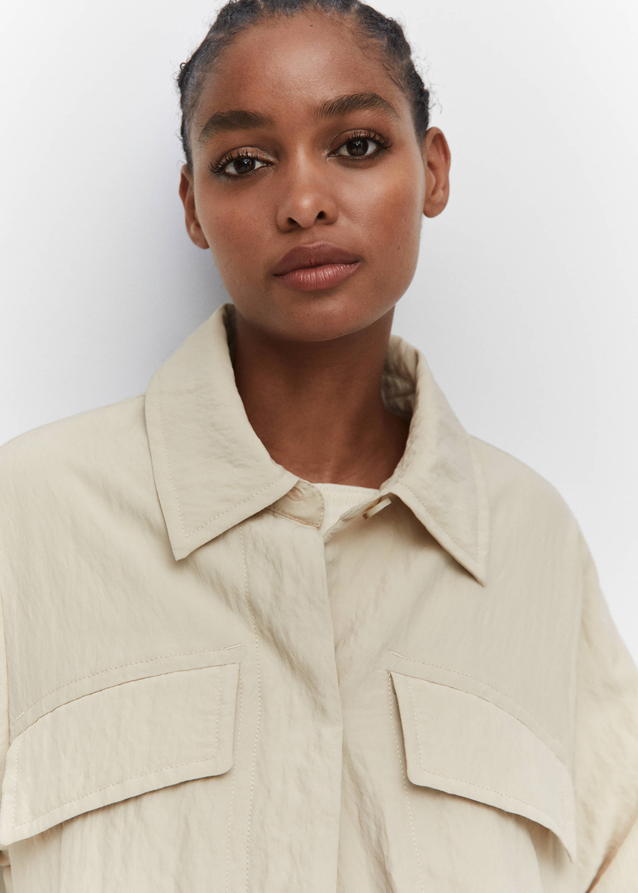 Flowy jacket with pockets - Details of the article 1