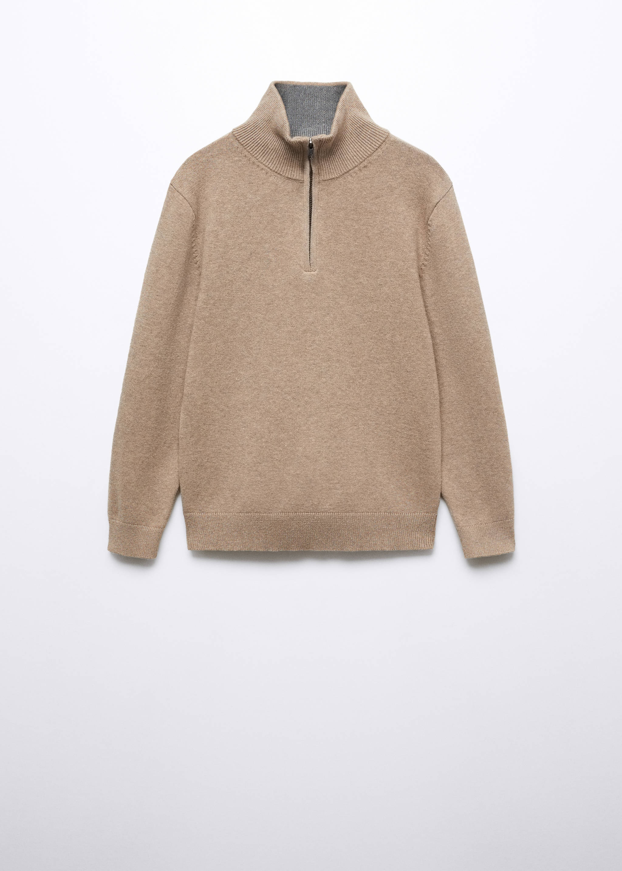 Pull-over col fermeture Éclair - Article sans modèle