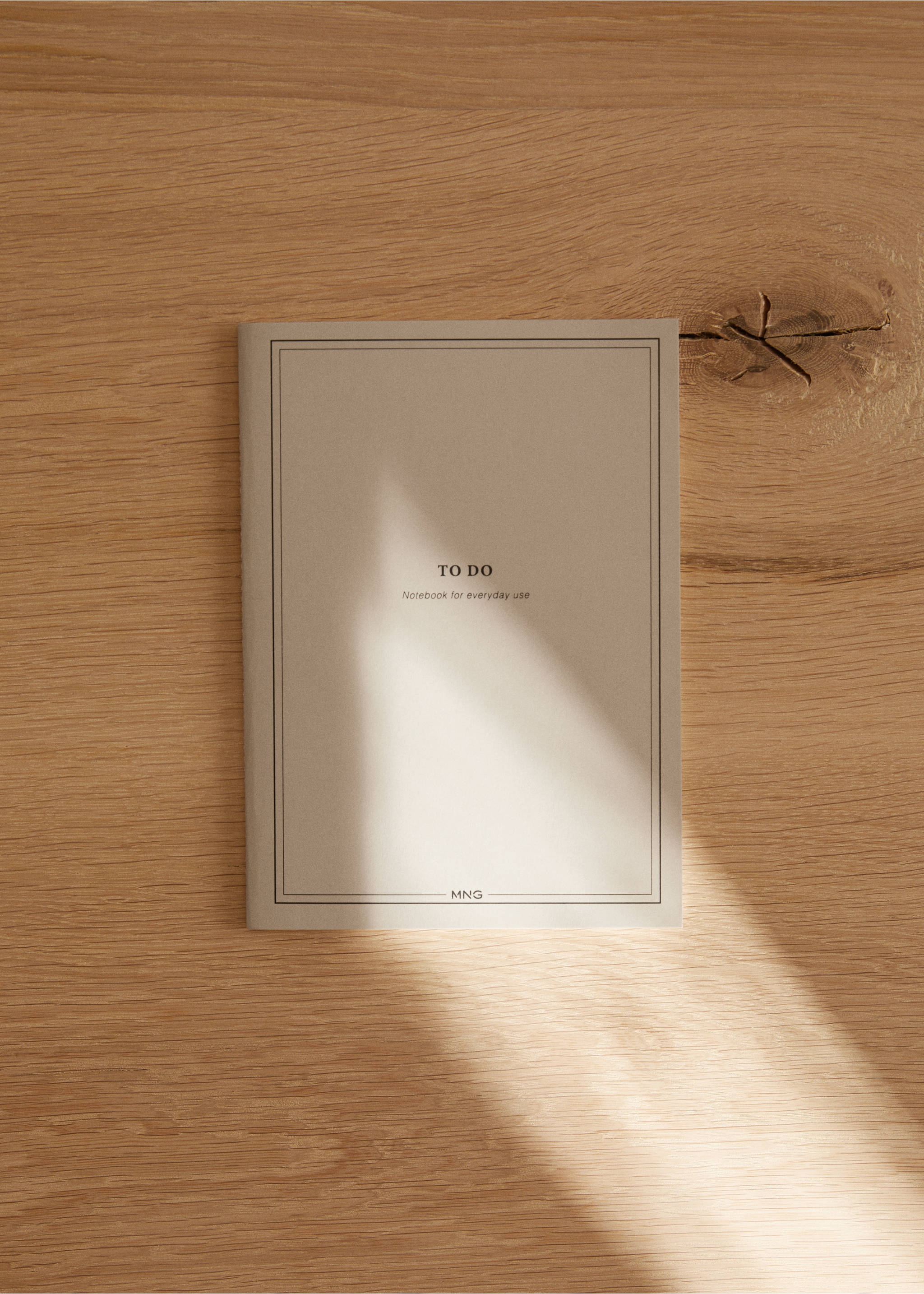 Plain notebook 21x15cm - General plane, Ecru. Ref: 57065142-00.