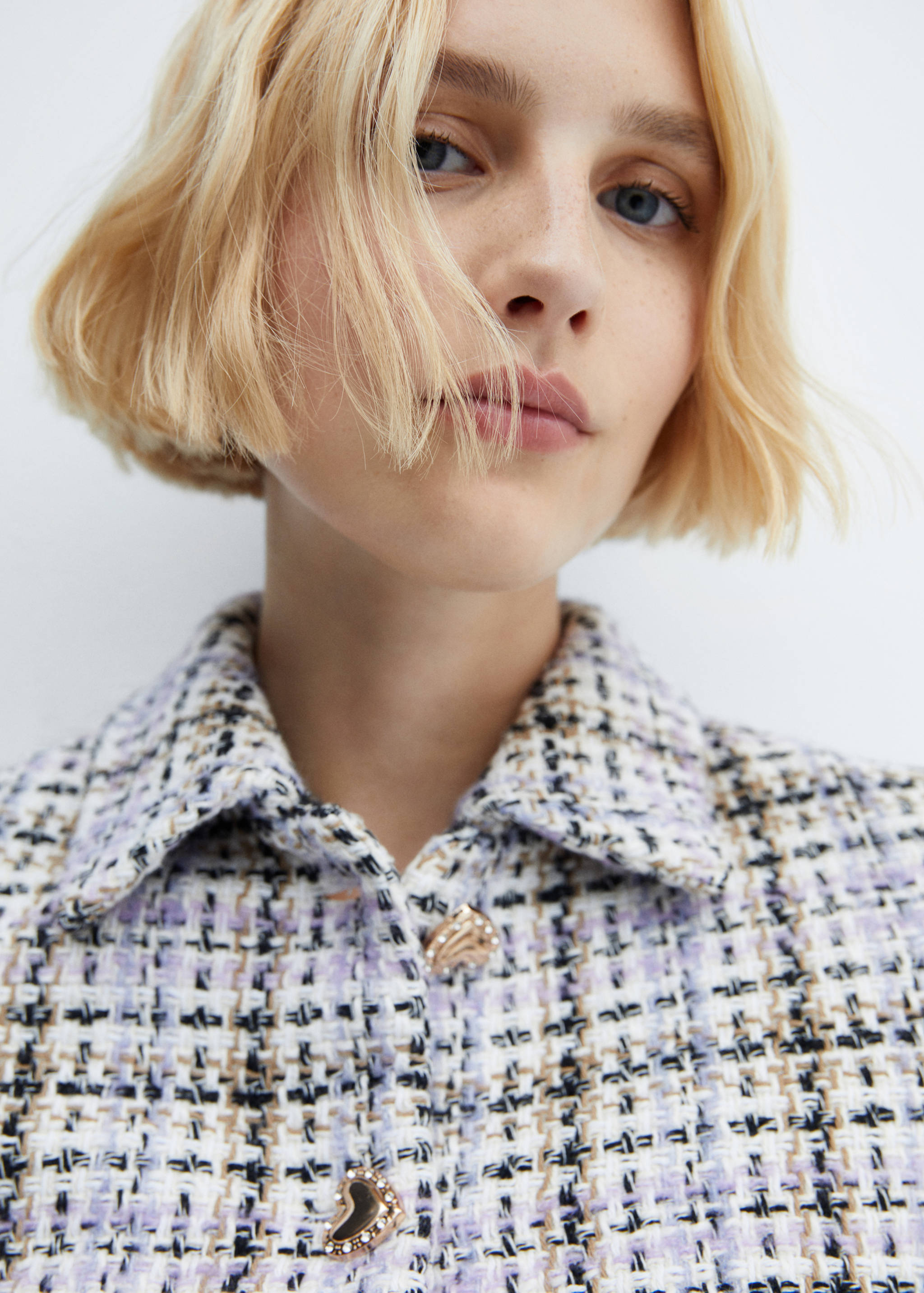 Tweed bomber jacket - Details of the article 1