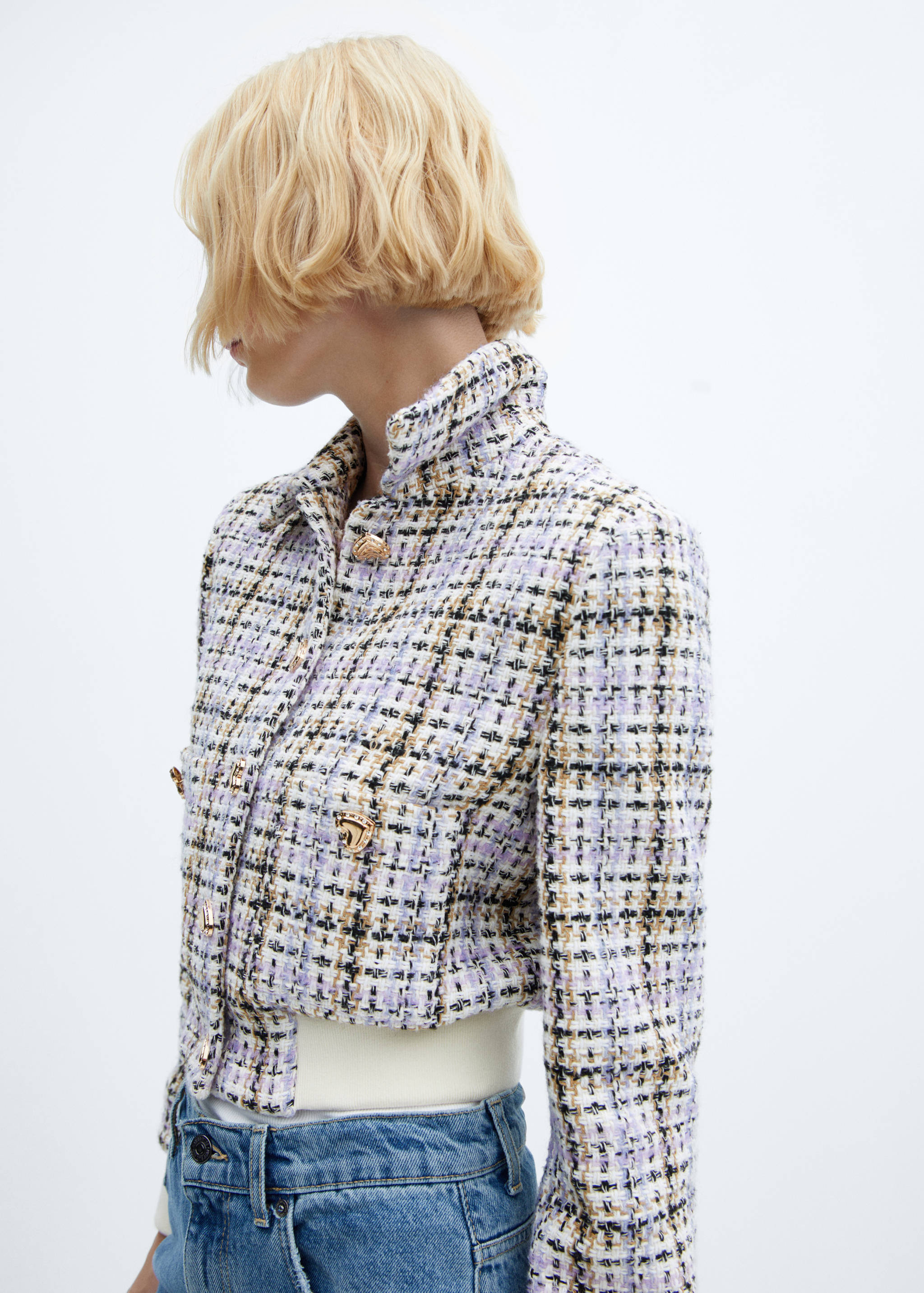 Tweed bomber jacket - Details of the article 6