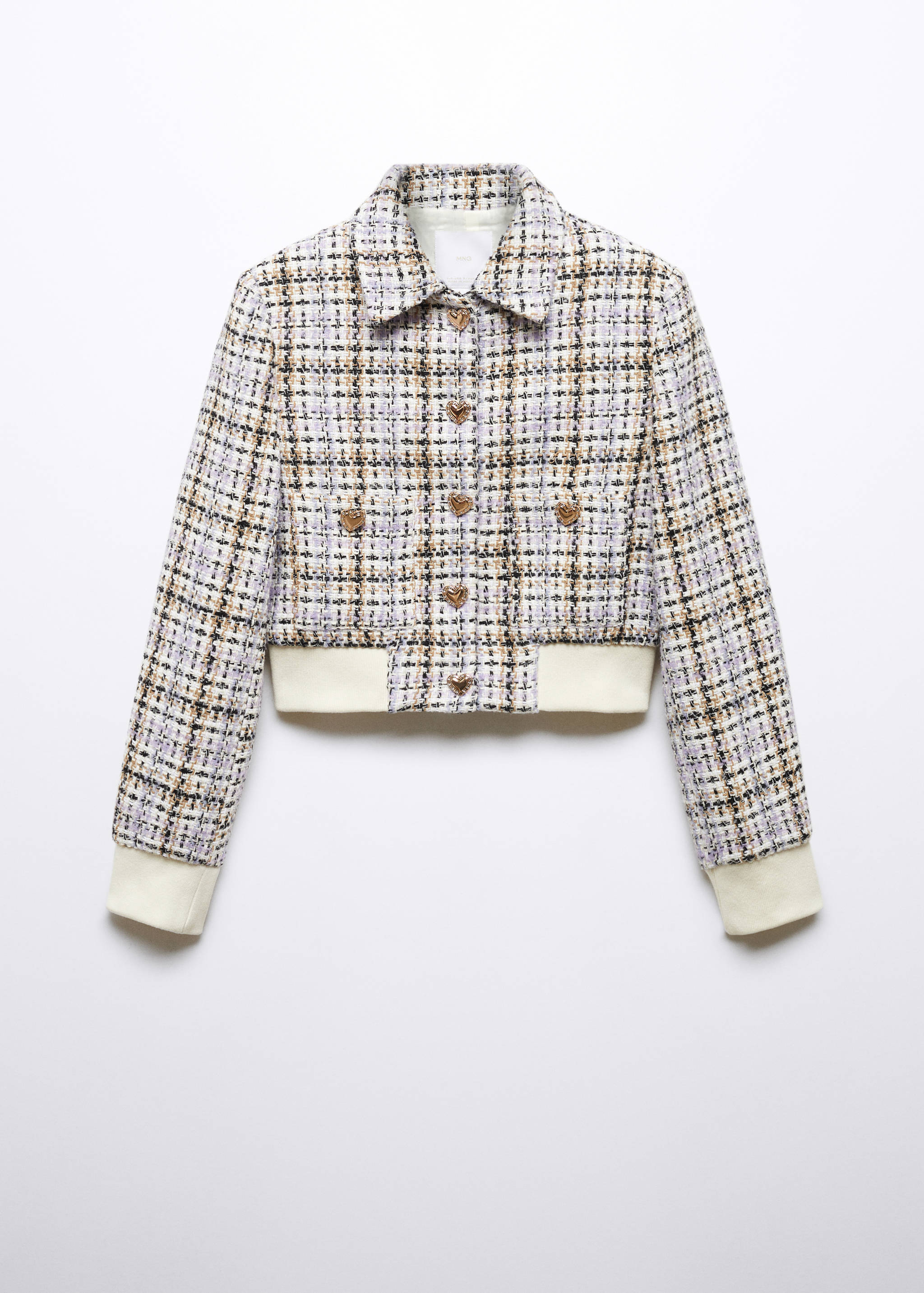 Tweed bomber jacket - Article without model