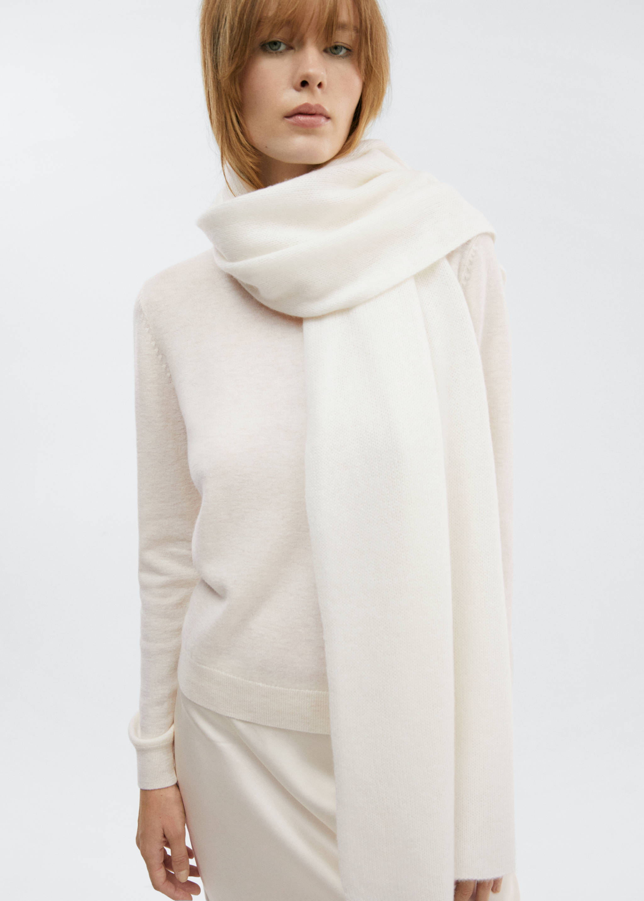 Cashmere scarf - General plane