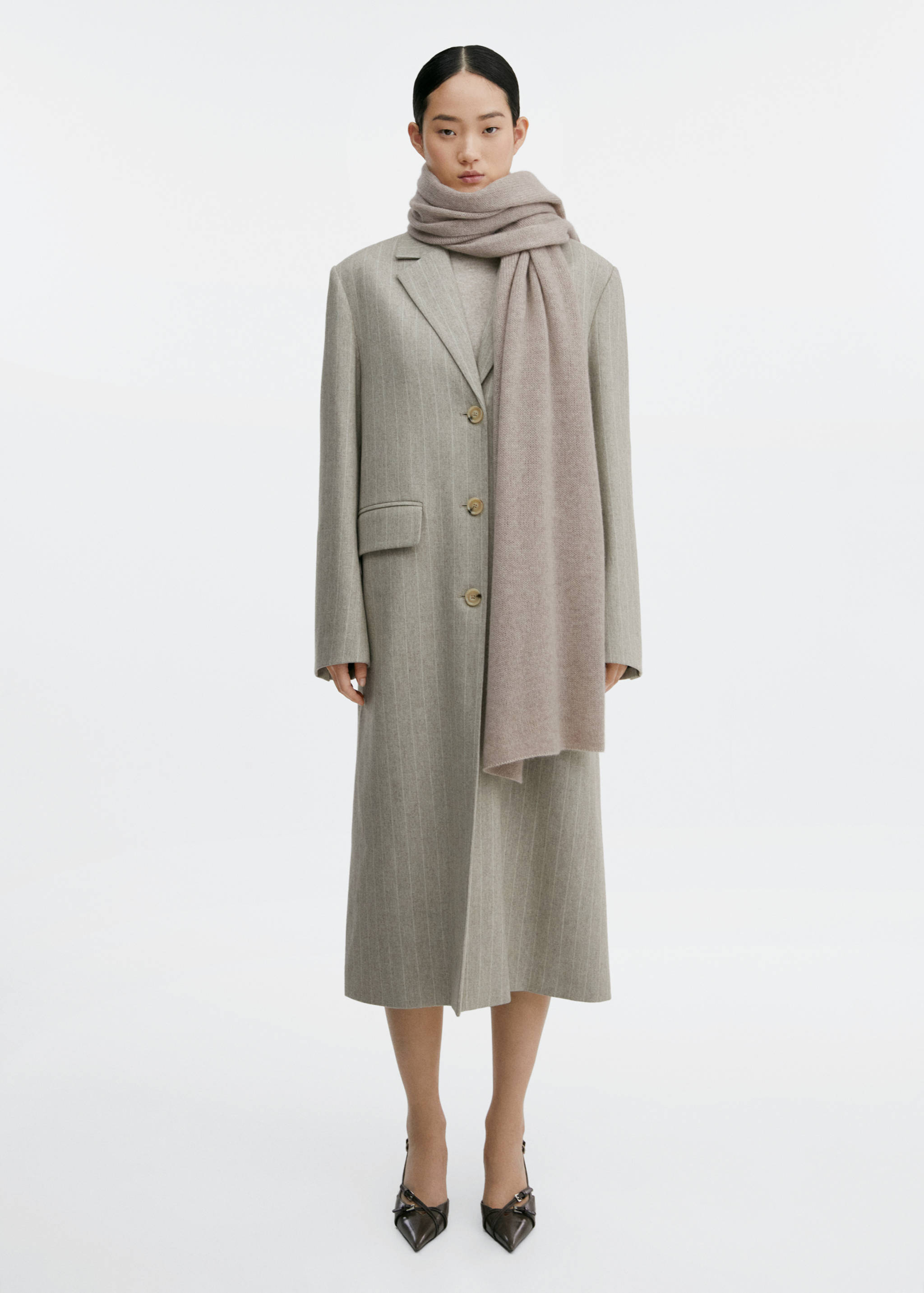 Cashmere scarf - General plane