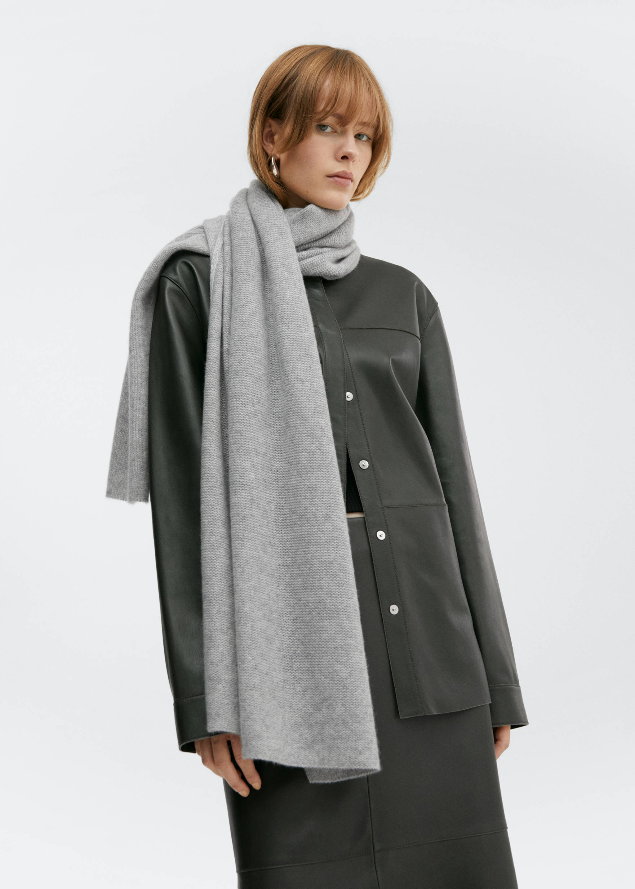 Cashmere scarf - General plane