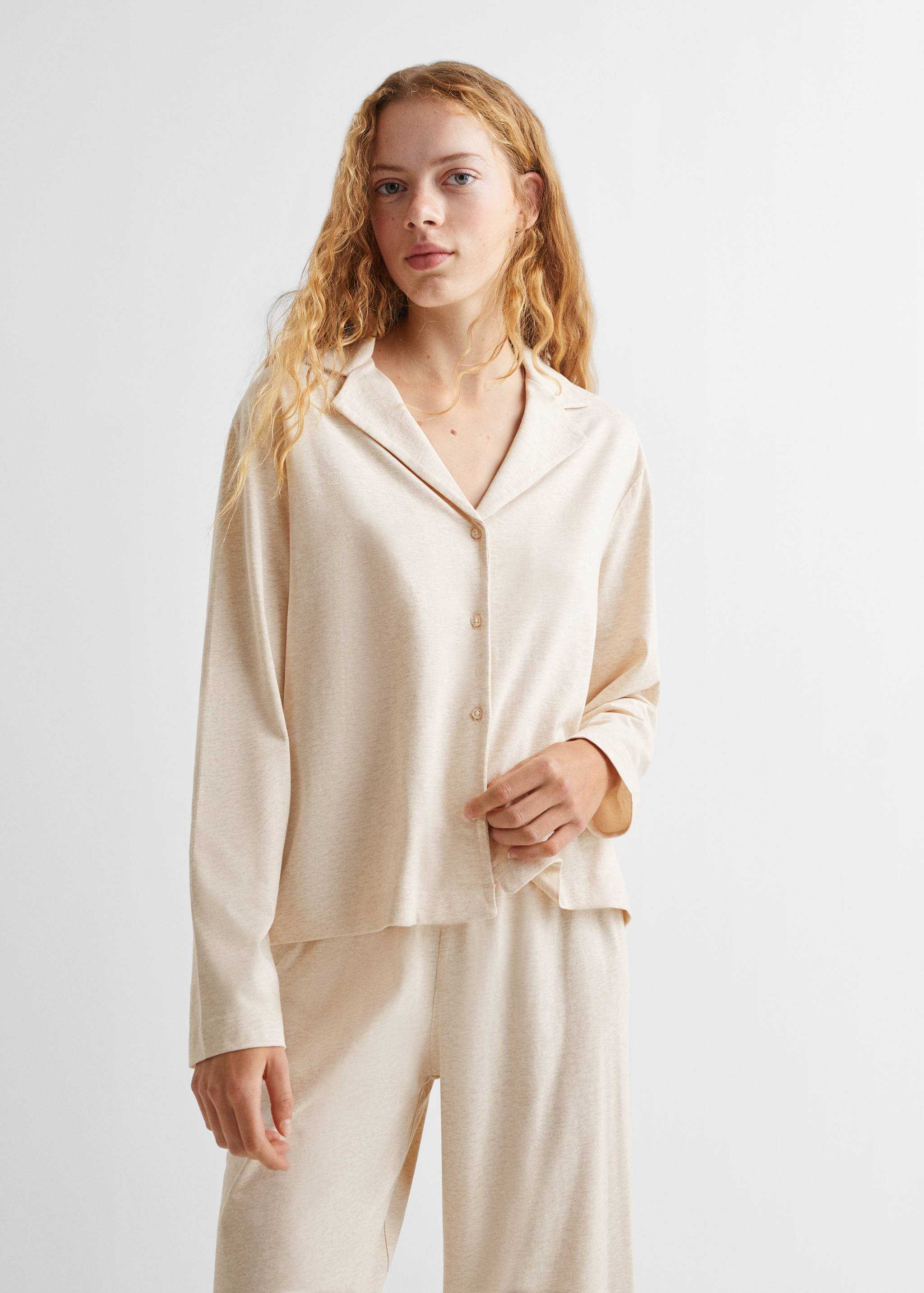 Cotton long pyjamas - Medium plane