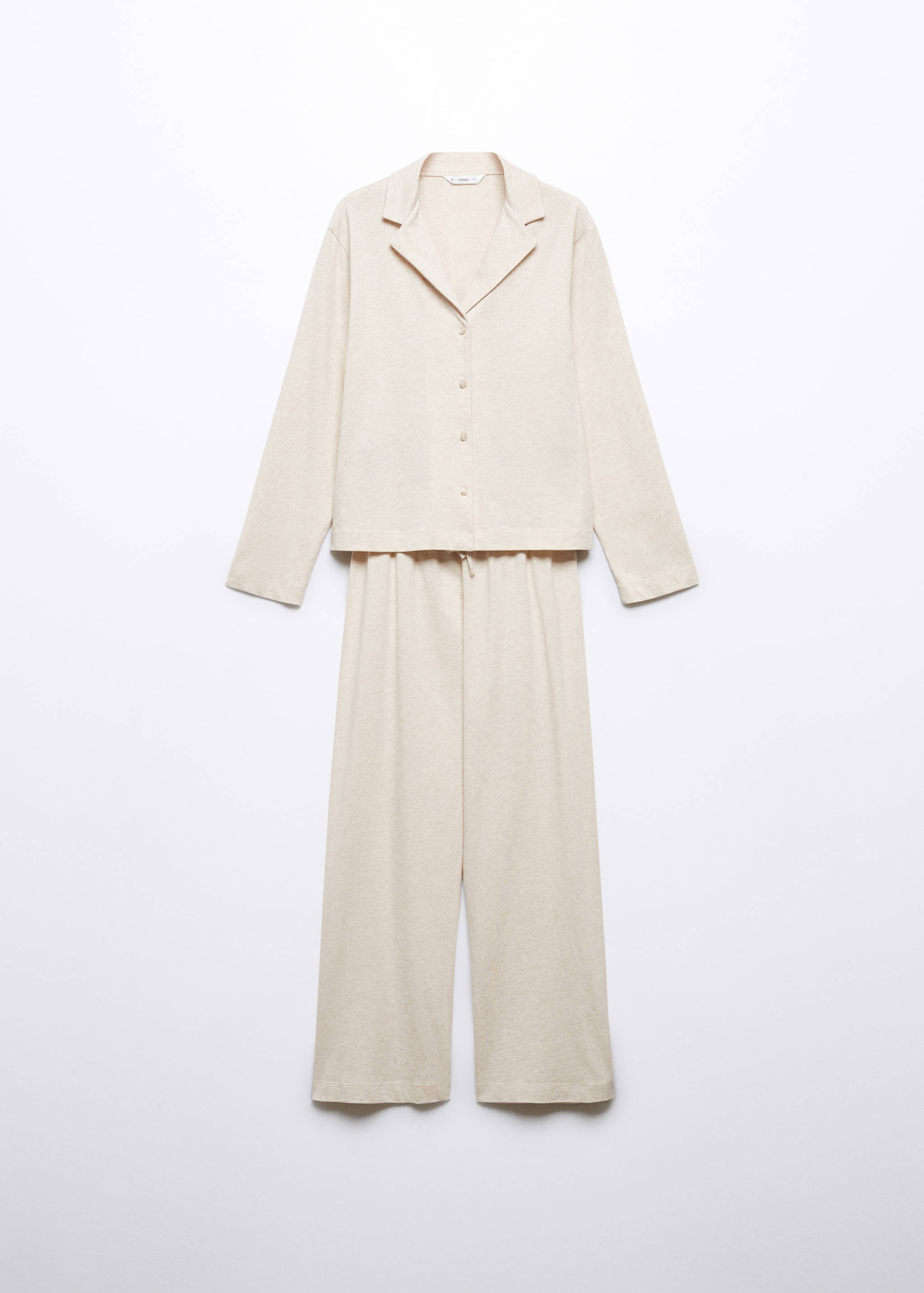 Cotton long pyjamas - Article without model