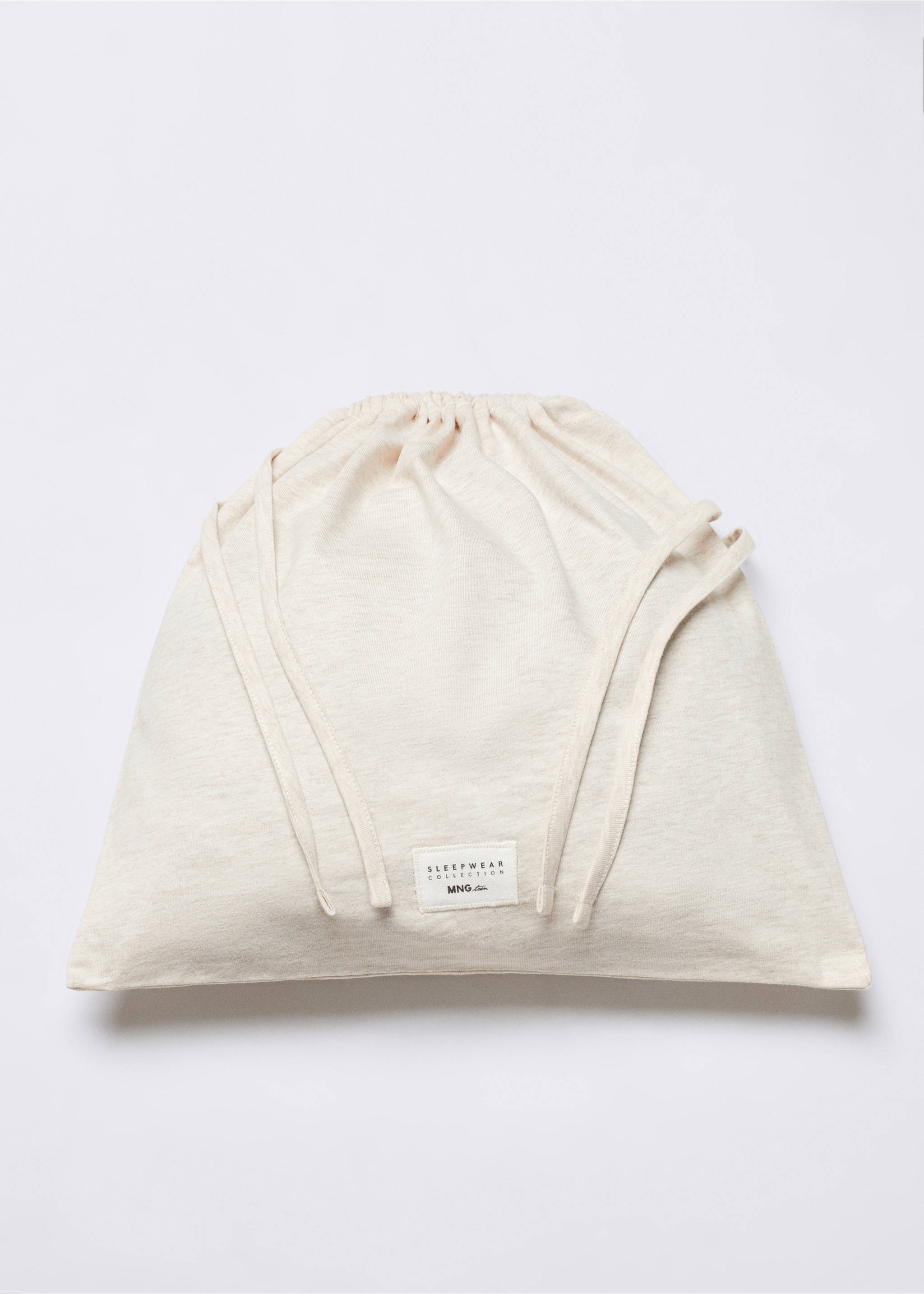 Cotton long pyjamas - Details of the article 0, Beige. Ref: 57065795-00.