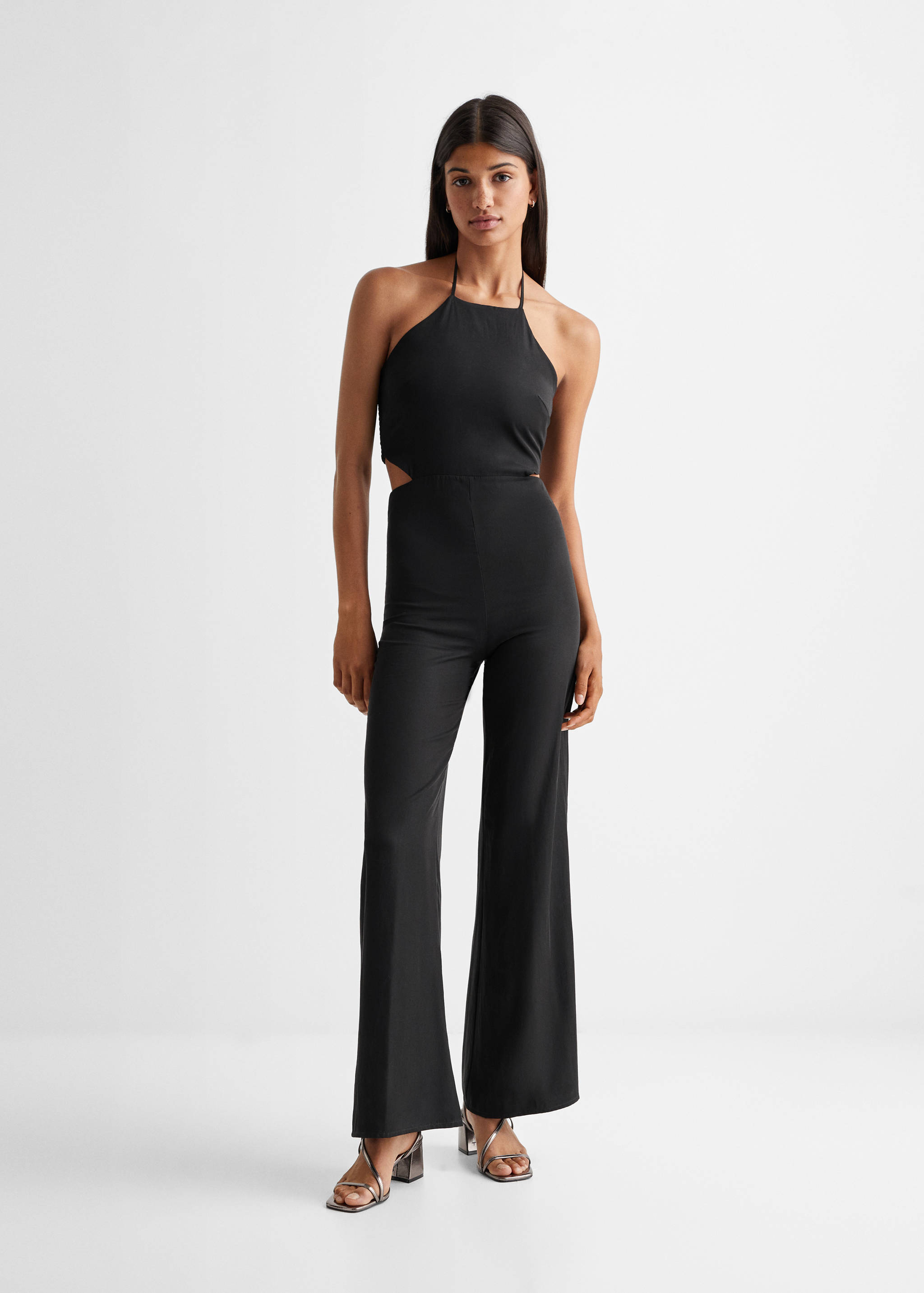 Long jumpsuit with cut-out - General plane