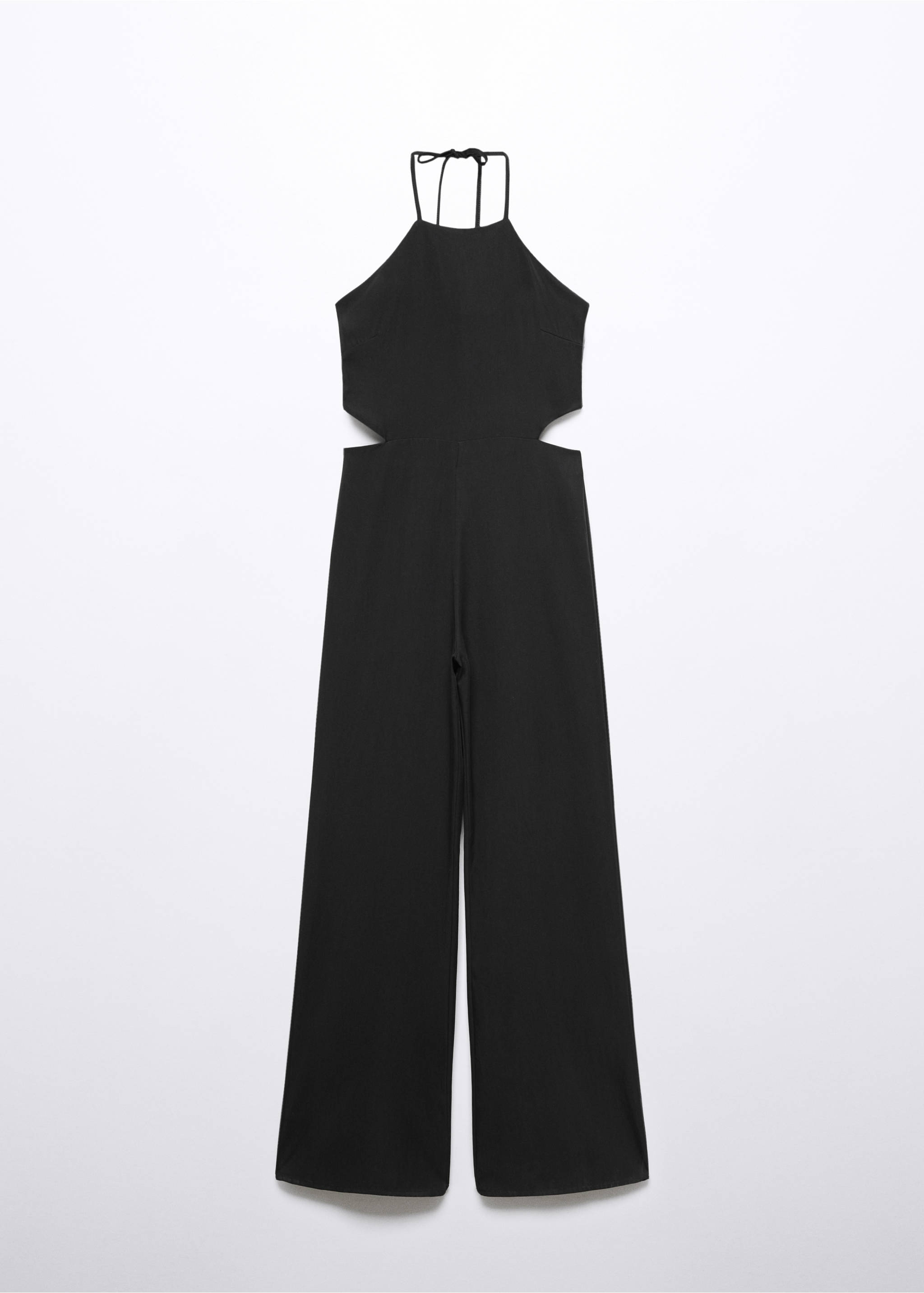 Long jumpsuit with cut-out - Article without model, Black. Ref: 57065796-00.