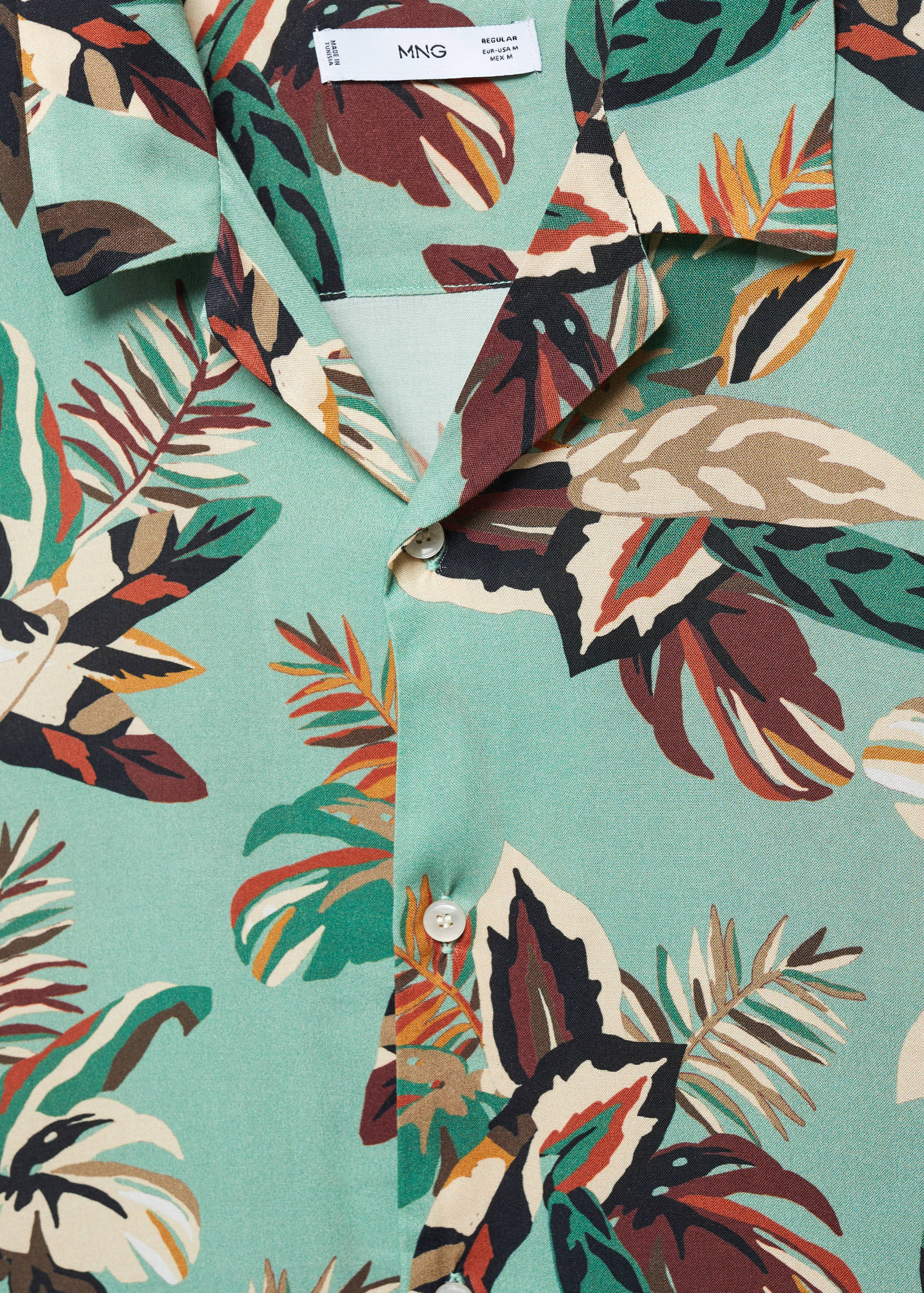 Regular-fit floral print shirt - Details of the article 8