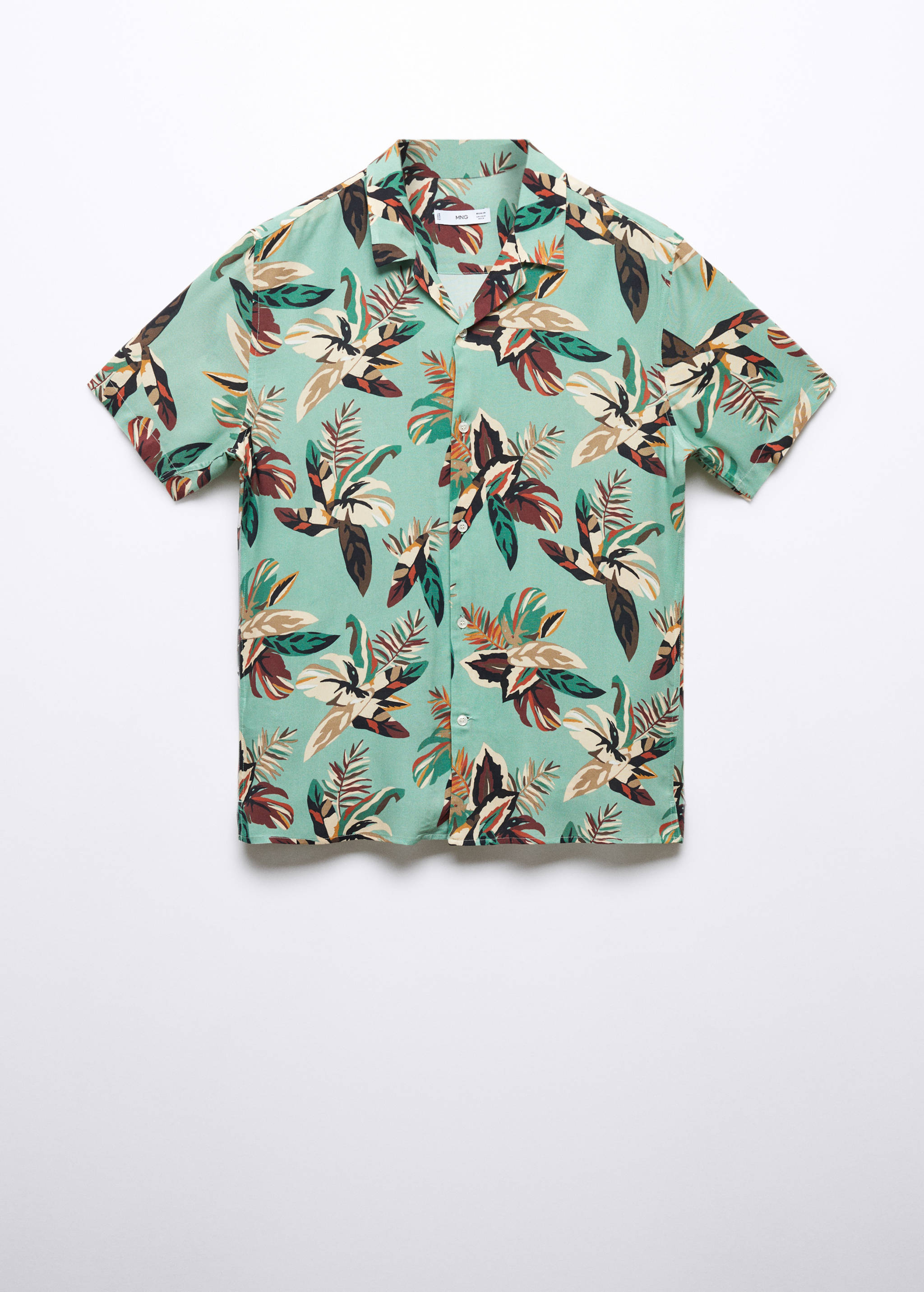Regular Fit-Hemd mit Blumenprint - Artikel ohne Model