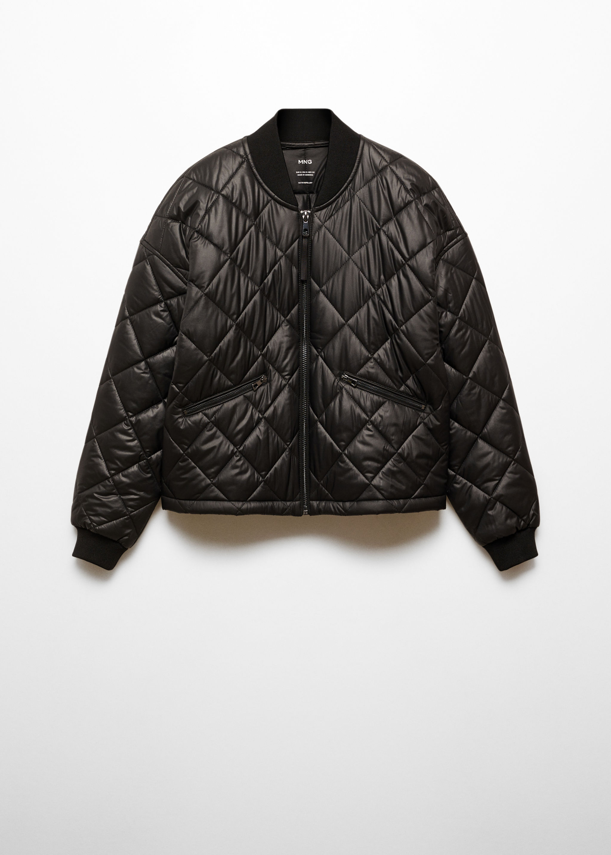 Waterproof quilted bomber jacket - Article without model