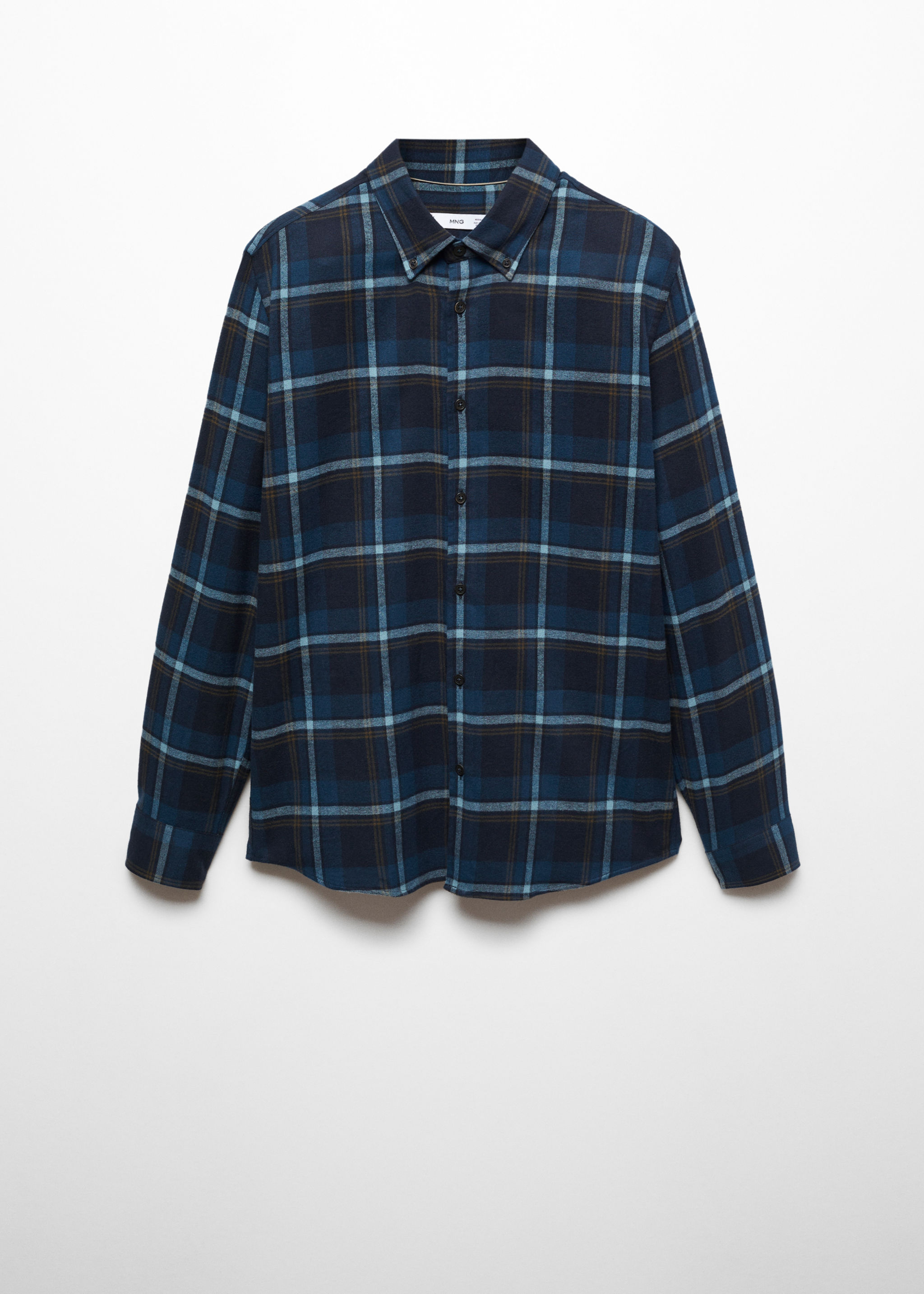 Camisa regular fit franel·la quadres - Article sense model