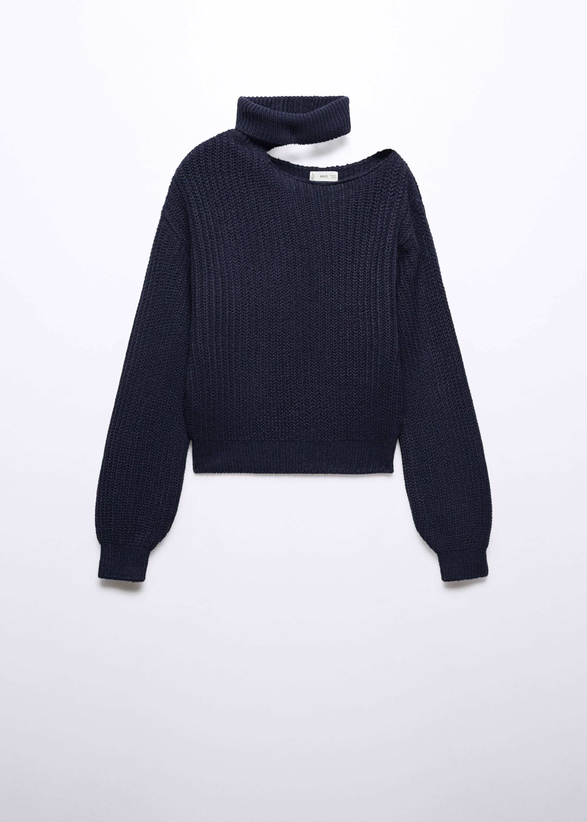 Svetr s otevřeným límcem - Zboží bez modelu