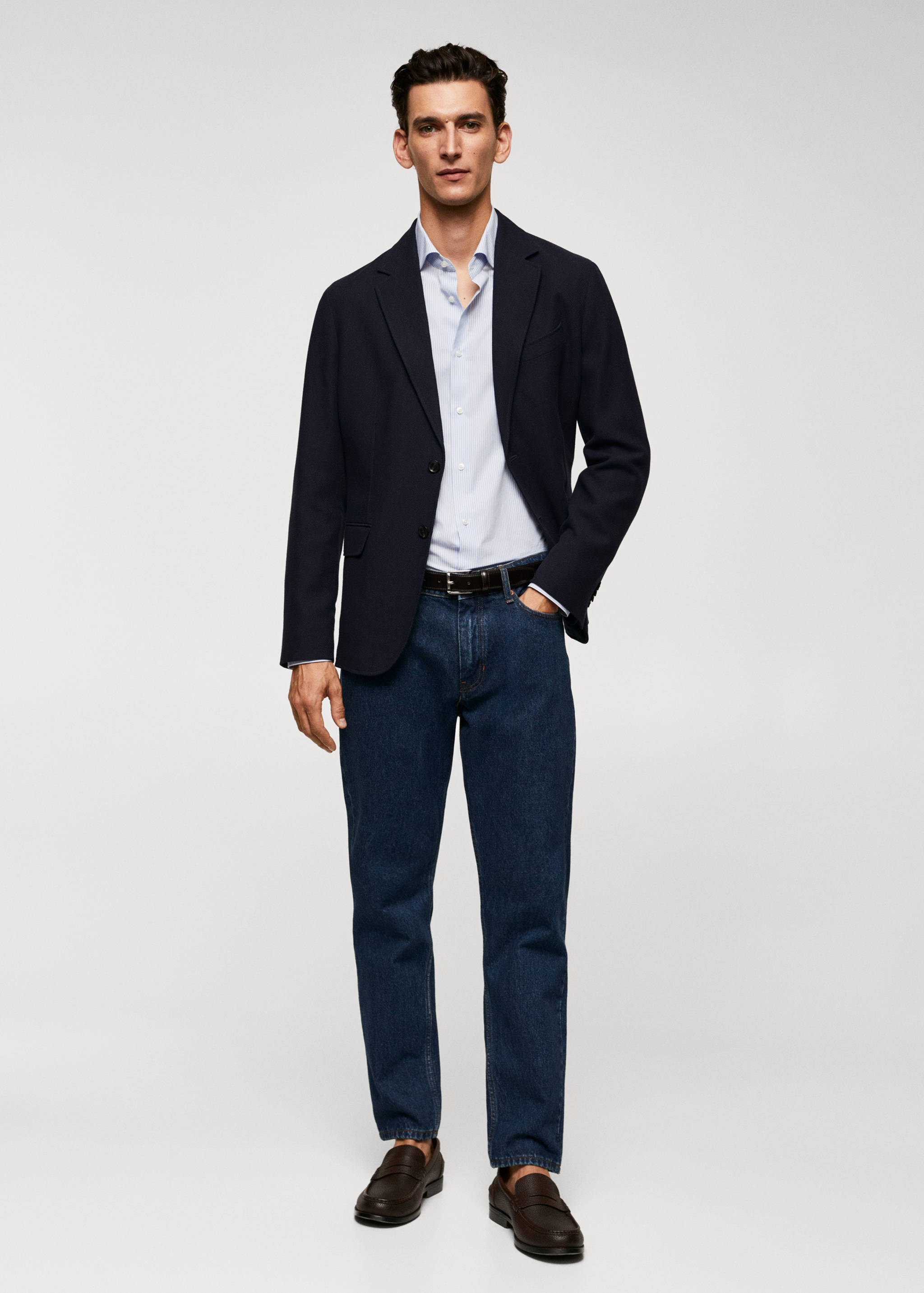 100% cotton slim fit shirt - General plane