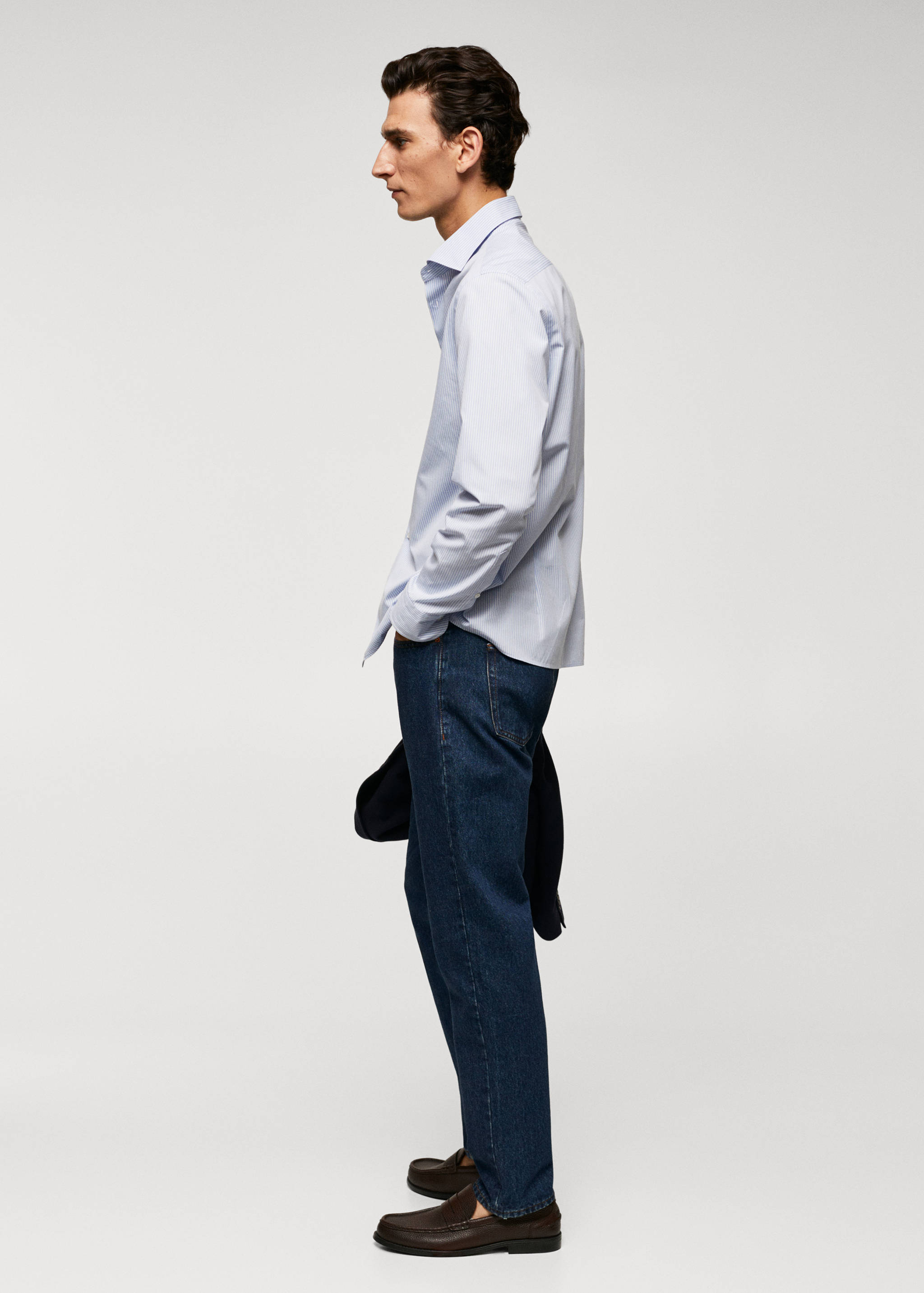 100% cotton slim fit shirt - Details of the article 2