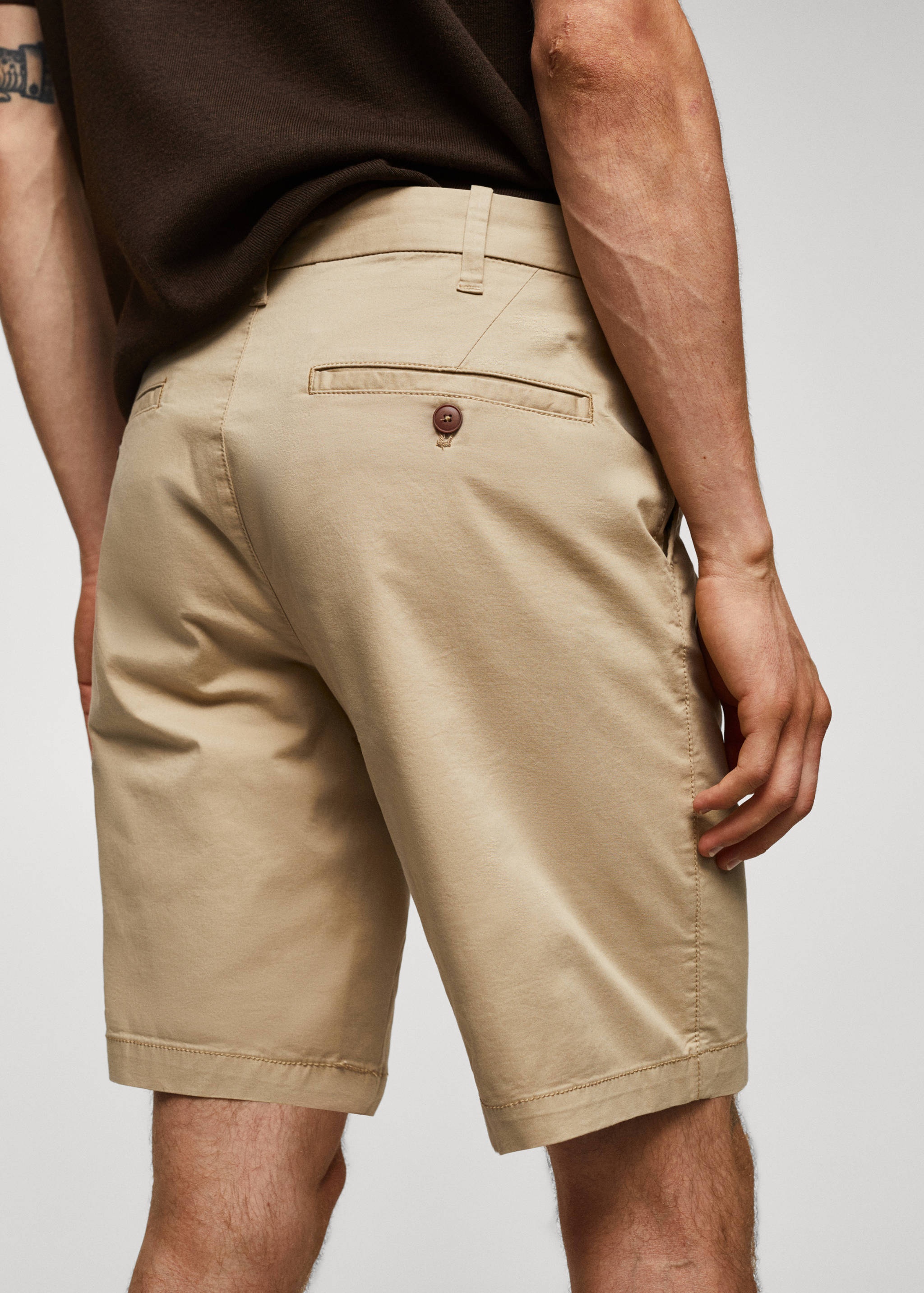 Bermudas slim fit chino algodón - Detalle del artículo 4