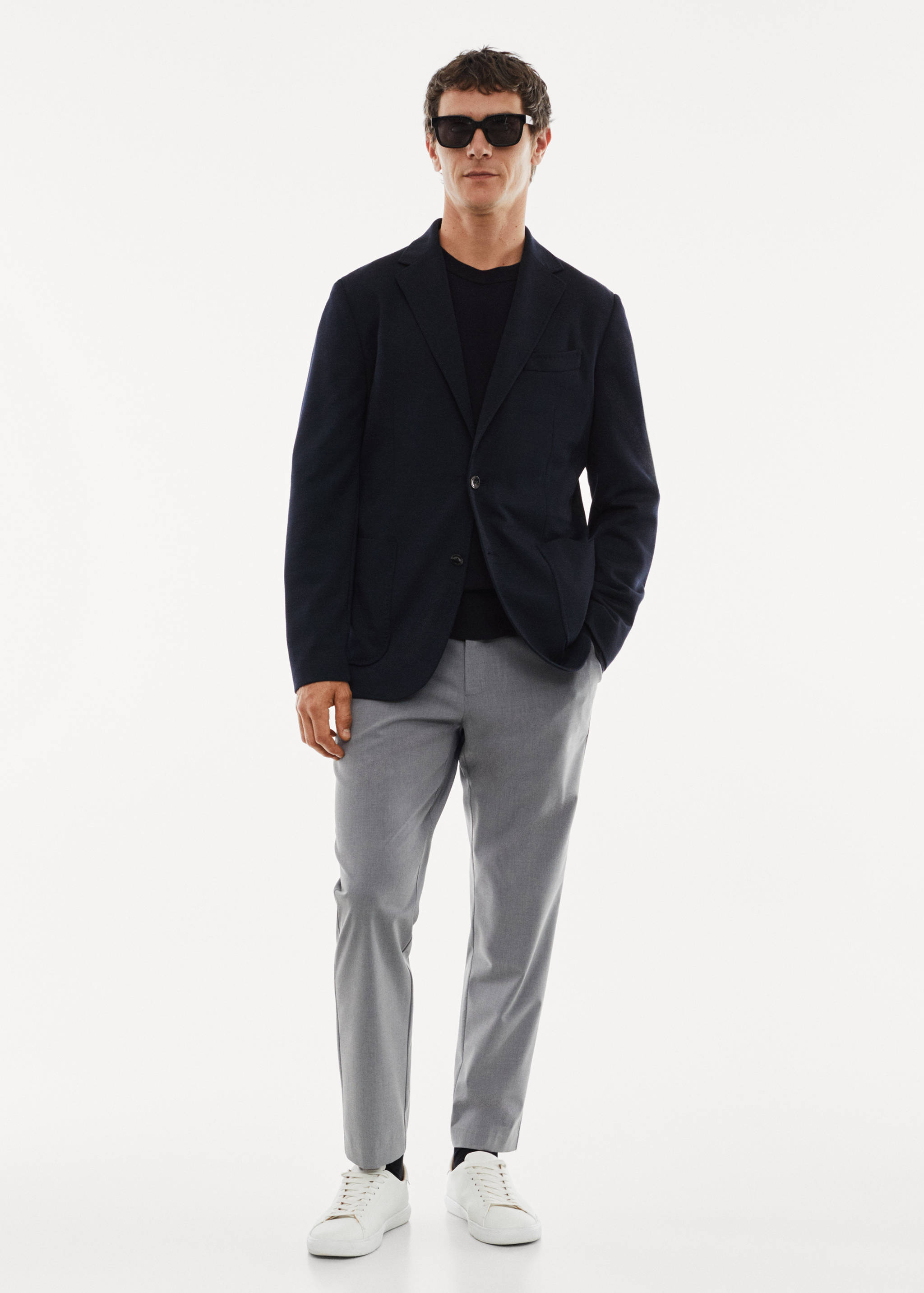 Comfort-Stretch-Wollblazer - Allgemeine Ansicht