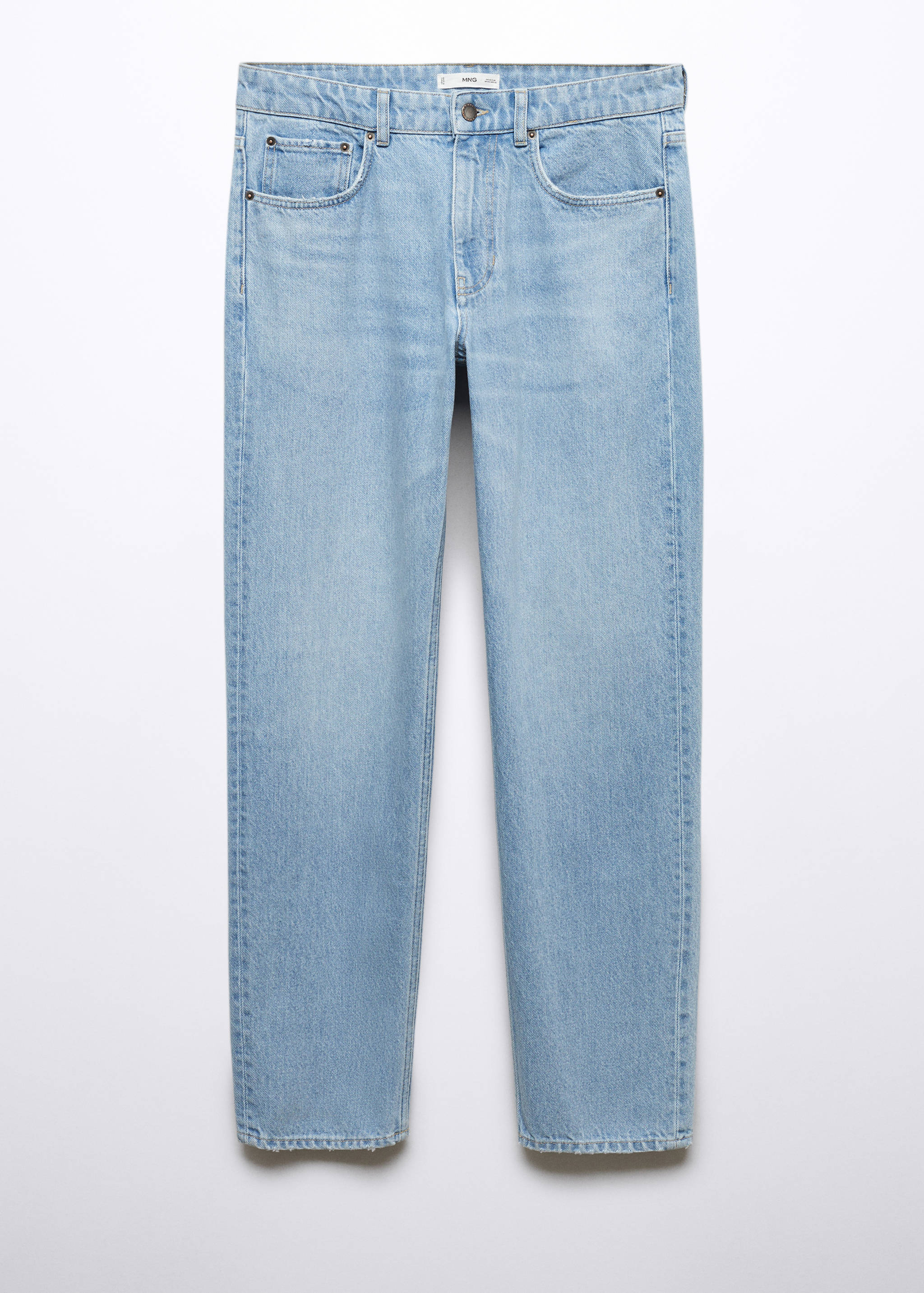 Light-wash loose-fit jeans - Article without model