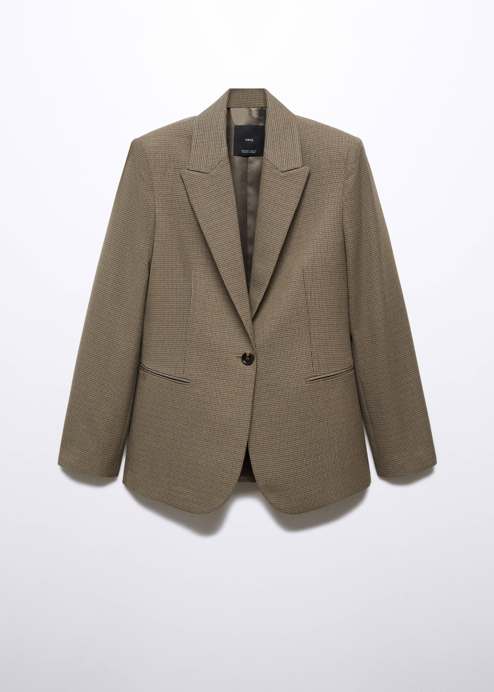 Hahnentritt-Blazer aus Woll-Mix - Artikel ohne Model