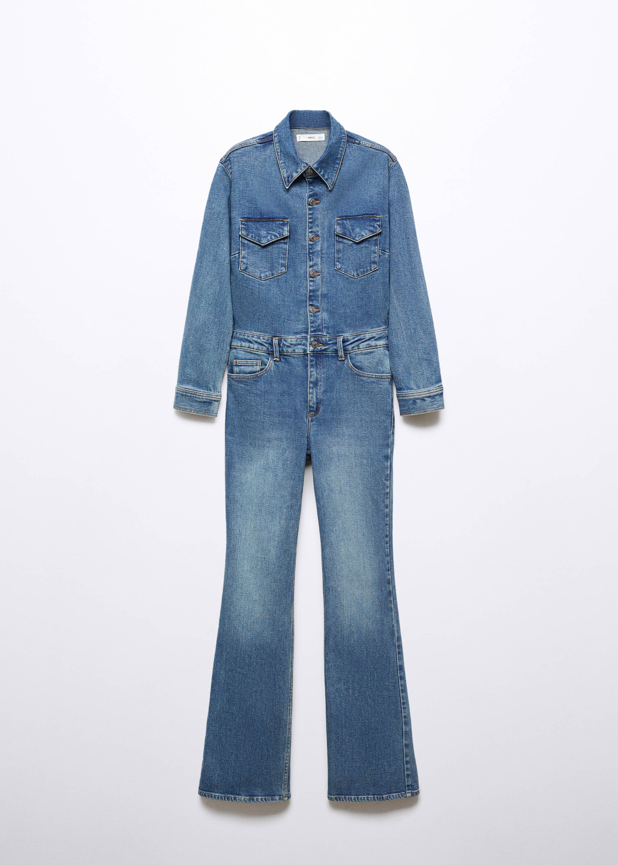 Lange denim jumpsuit - Artikel zonder model