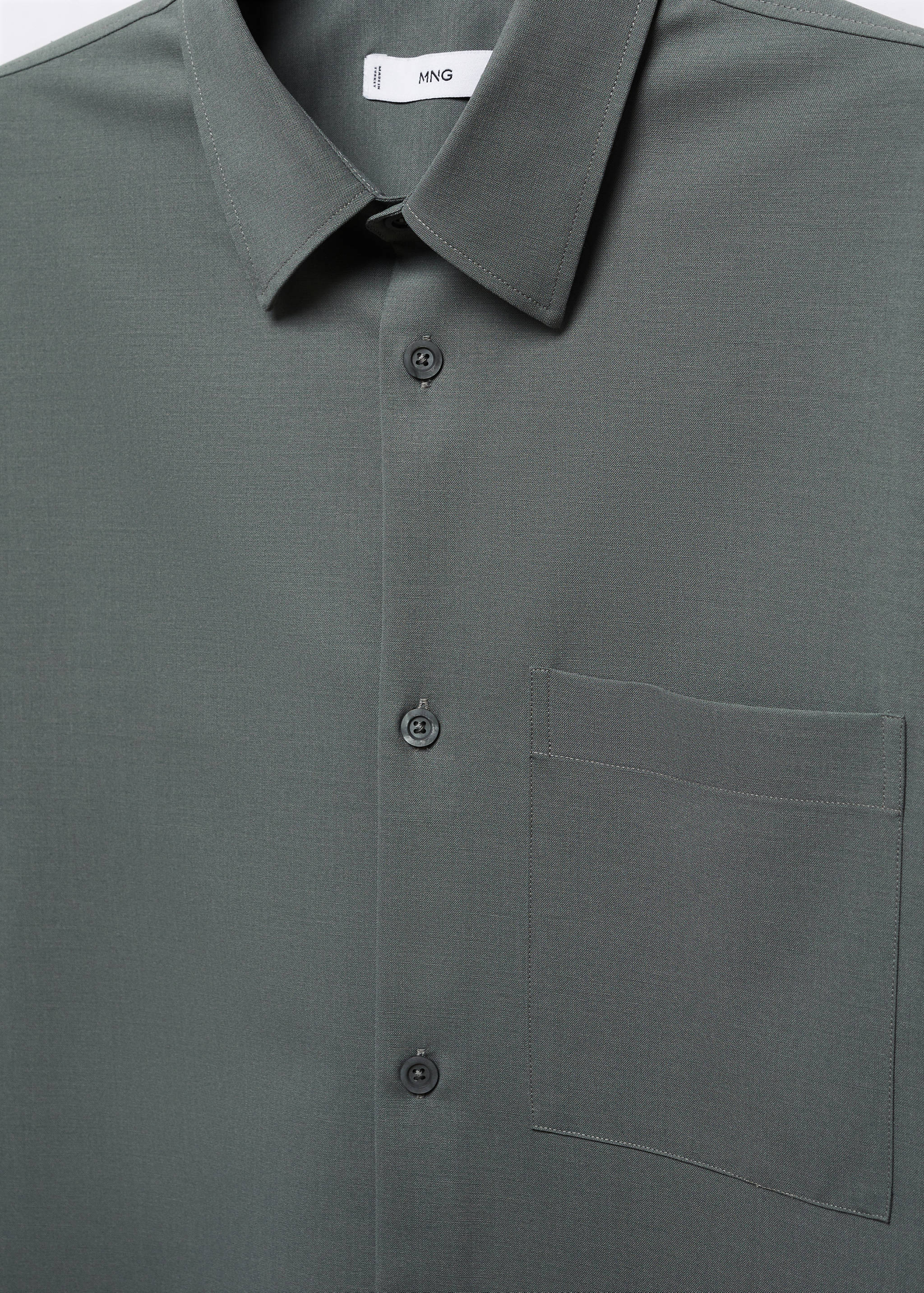 Oversized wool-blend overshirt - Details of the article 8