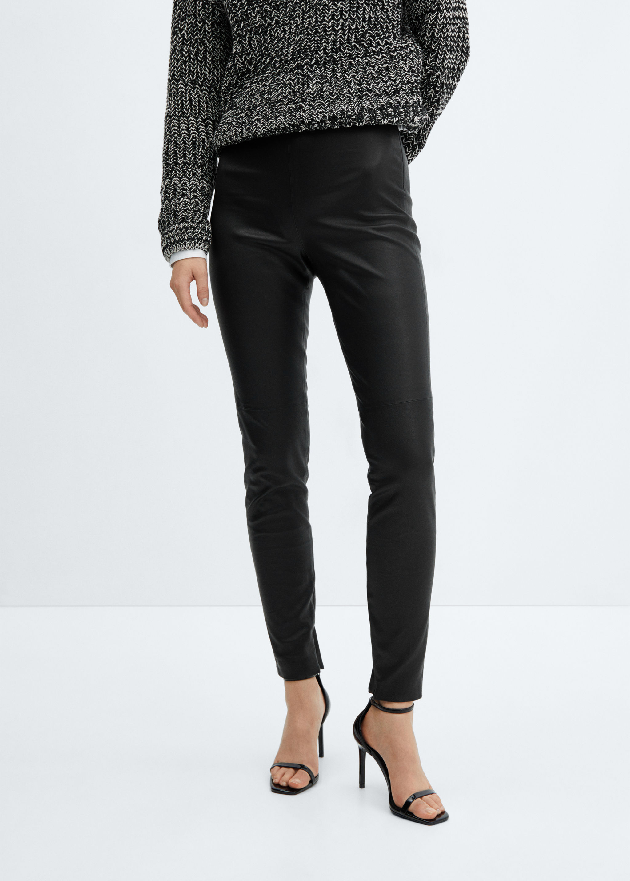 Leggings pell cremalleres - Pla mig