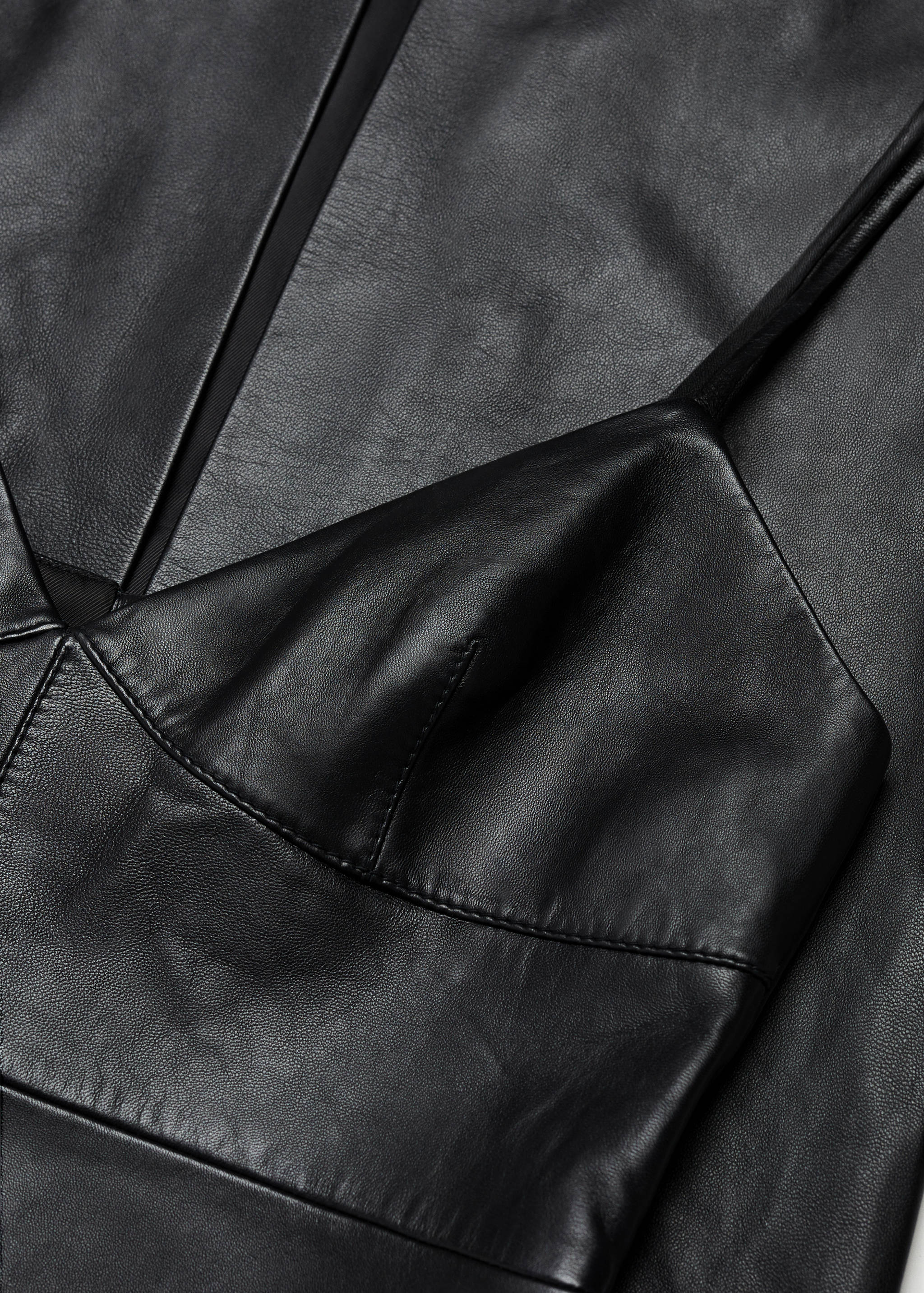 Šaty na ramínka s kůží - Detail zboží 8