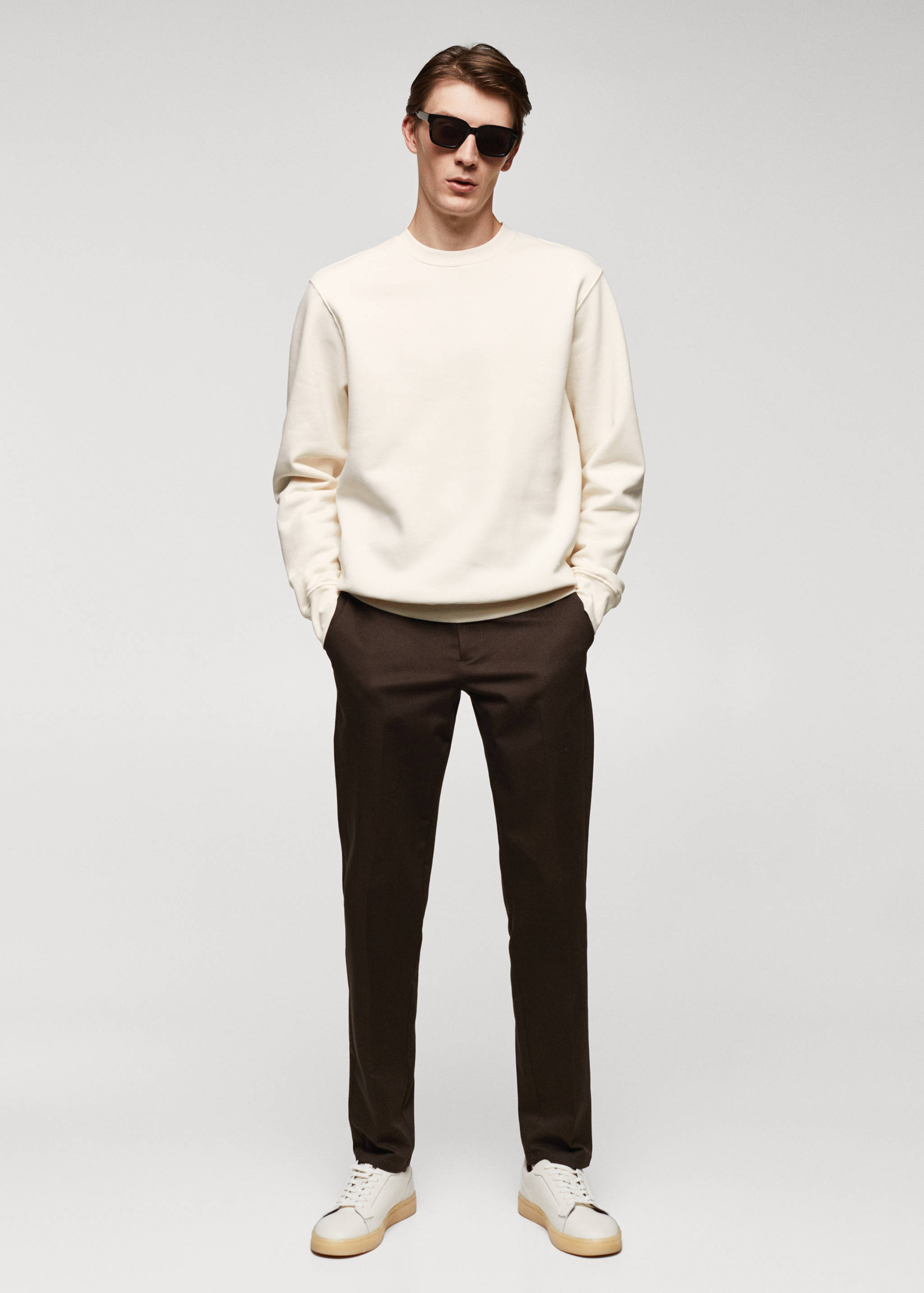 Sweat-shirt léger coton - Plan général