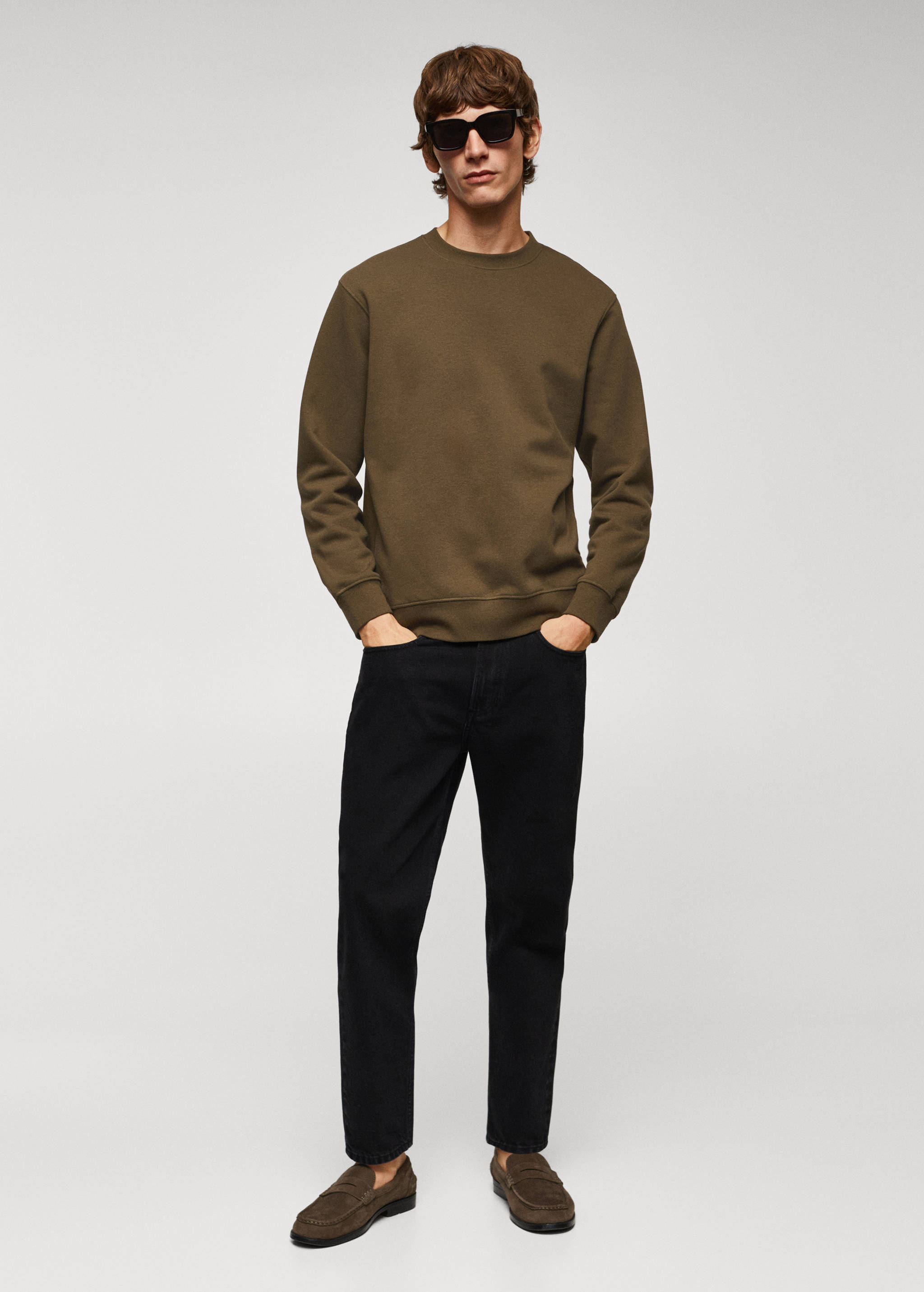 Sweat-shirt léger coton - Plan général