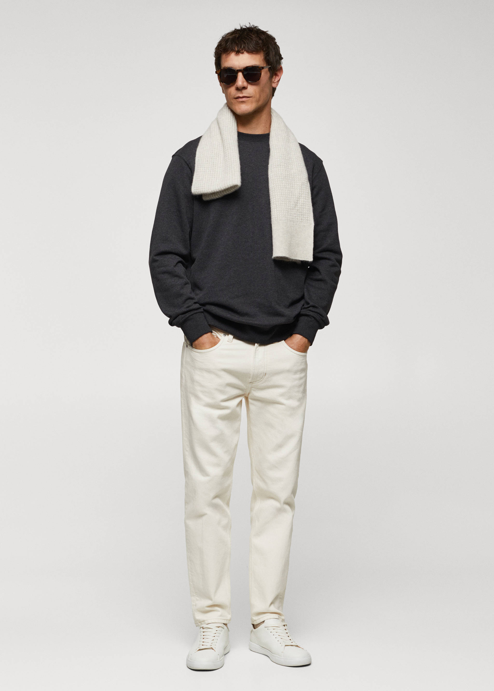 Sweat-shirt léger coton - Plan général