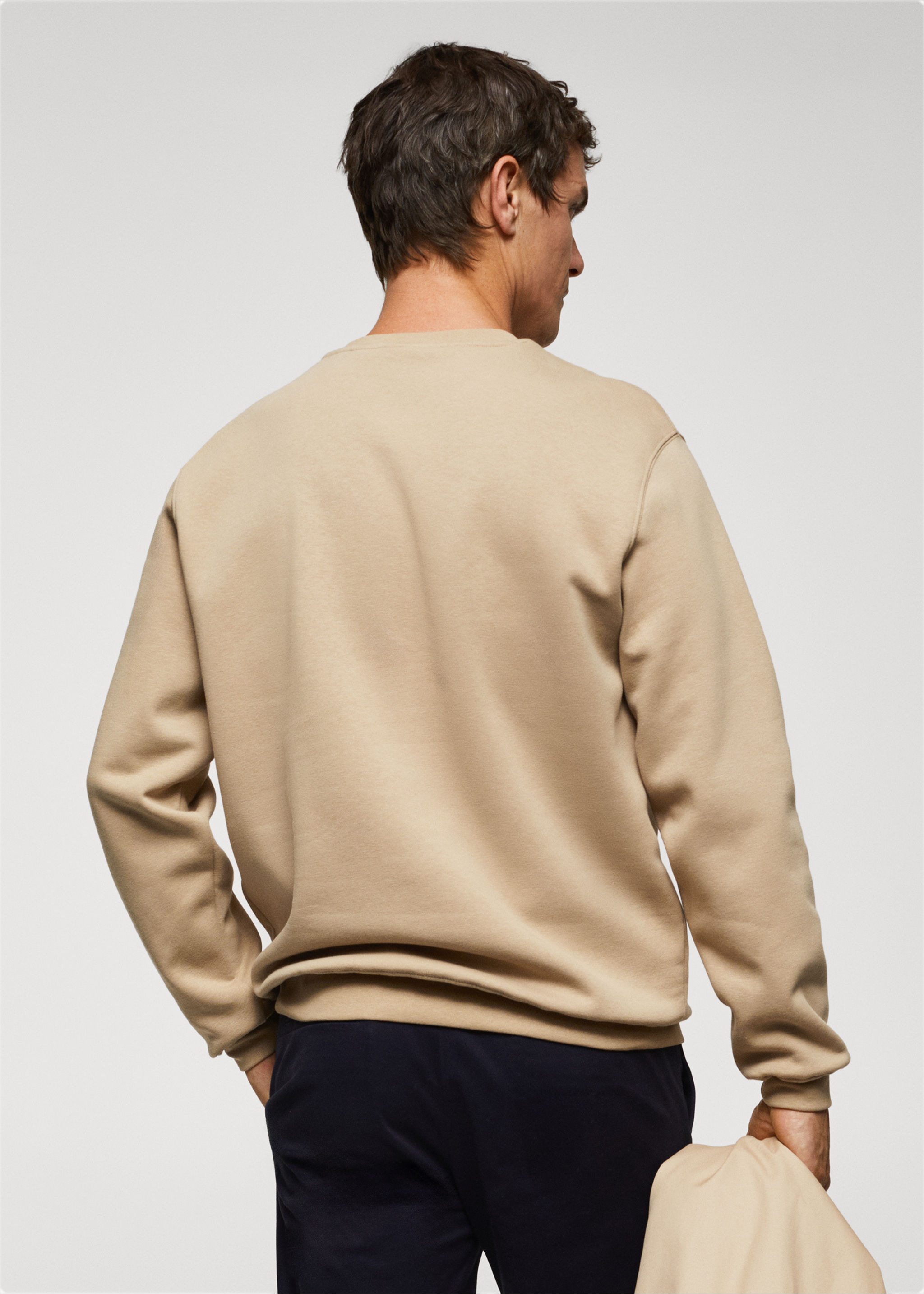 Lightweight cotton sweatshirt - Reverse of the article