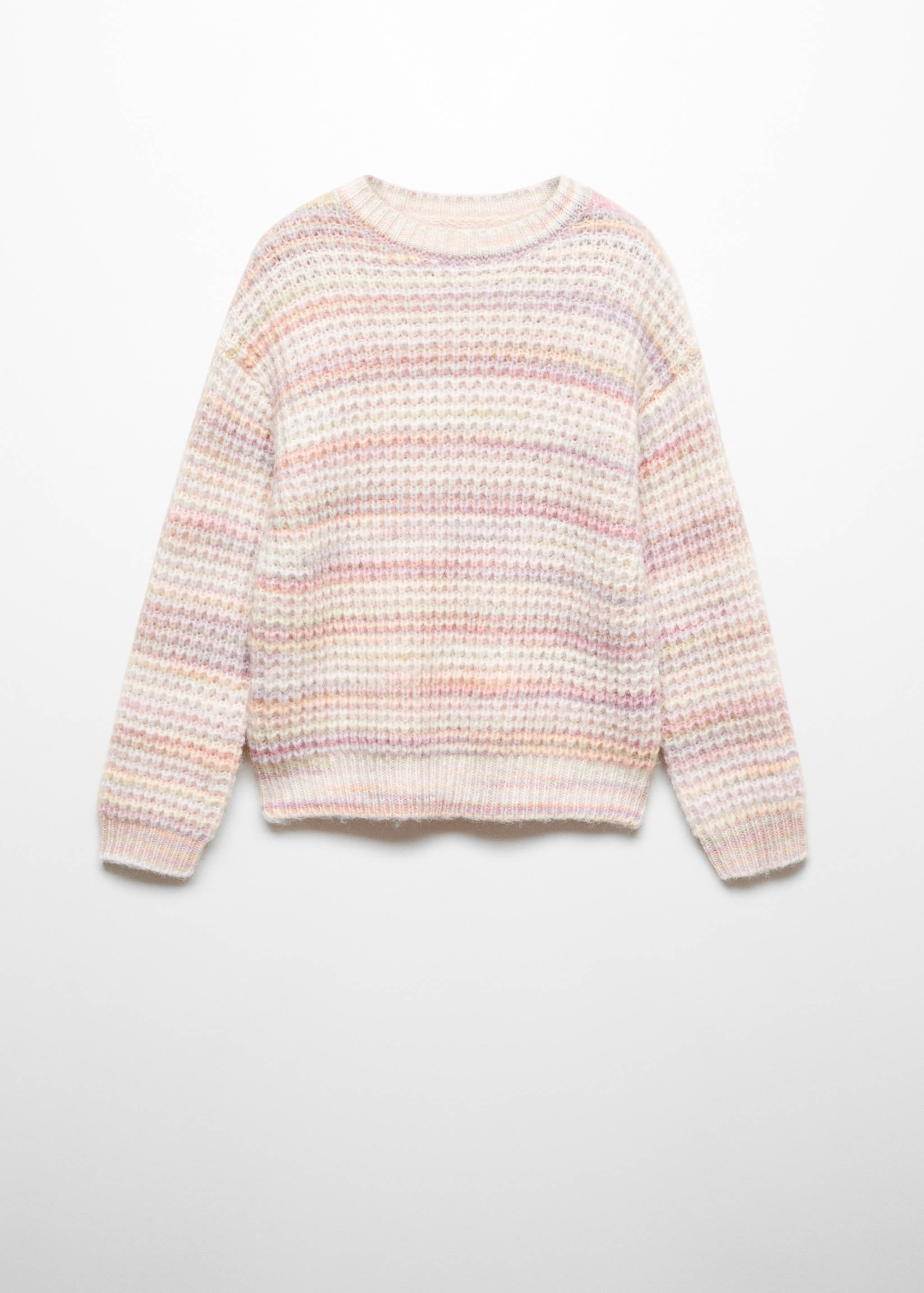 Bicolour knit sweater - Article without model
