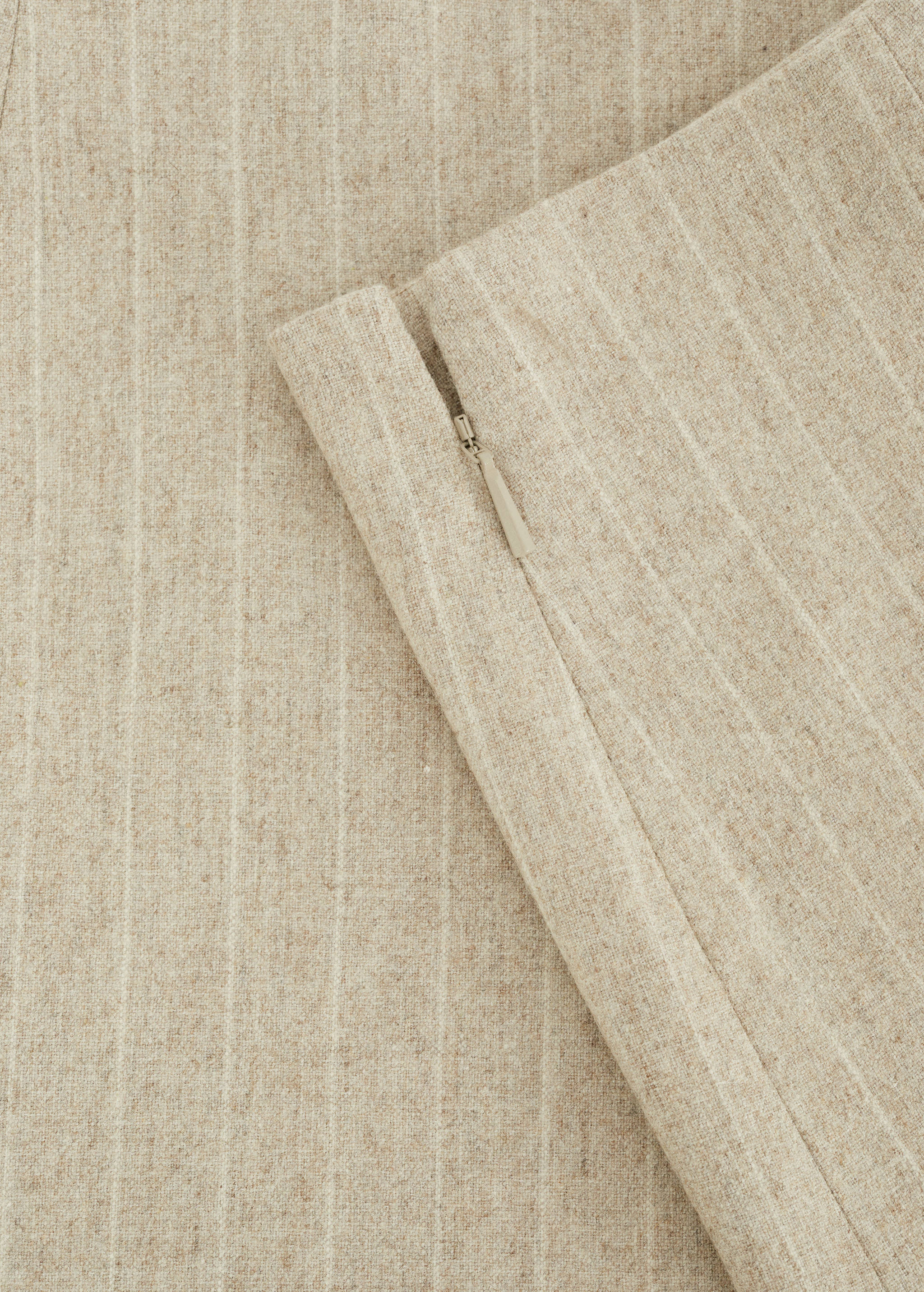 Pinstripe wool skirt - Details of the article 8
