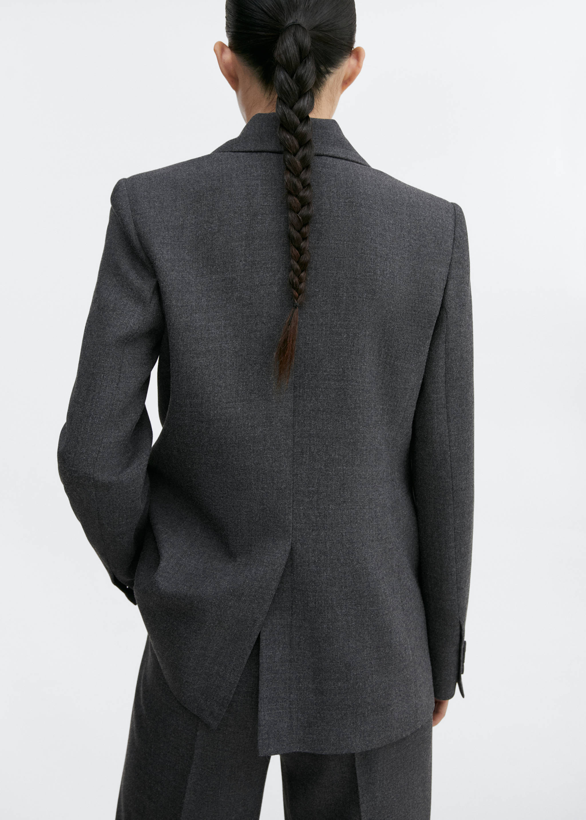 Structured suit blazer - Reverse of the article