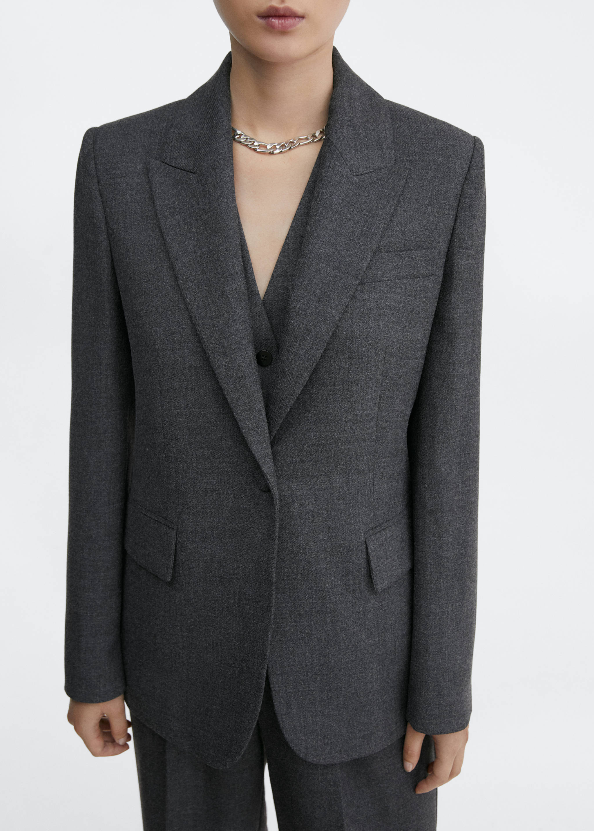 Structured suit blazer - Details of the article 3