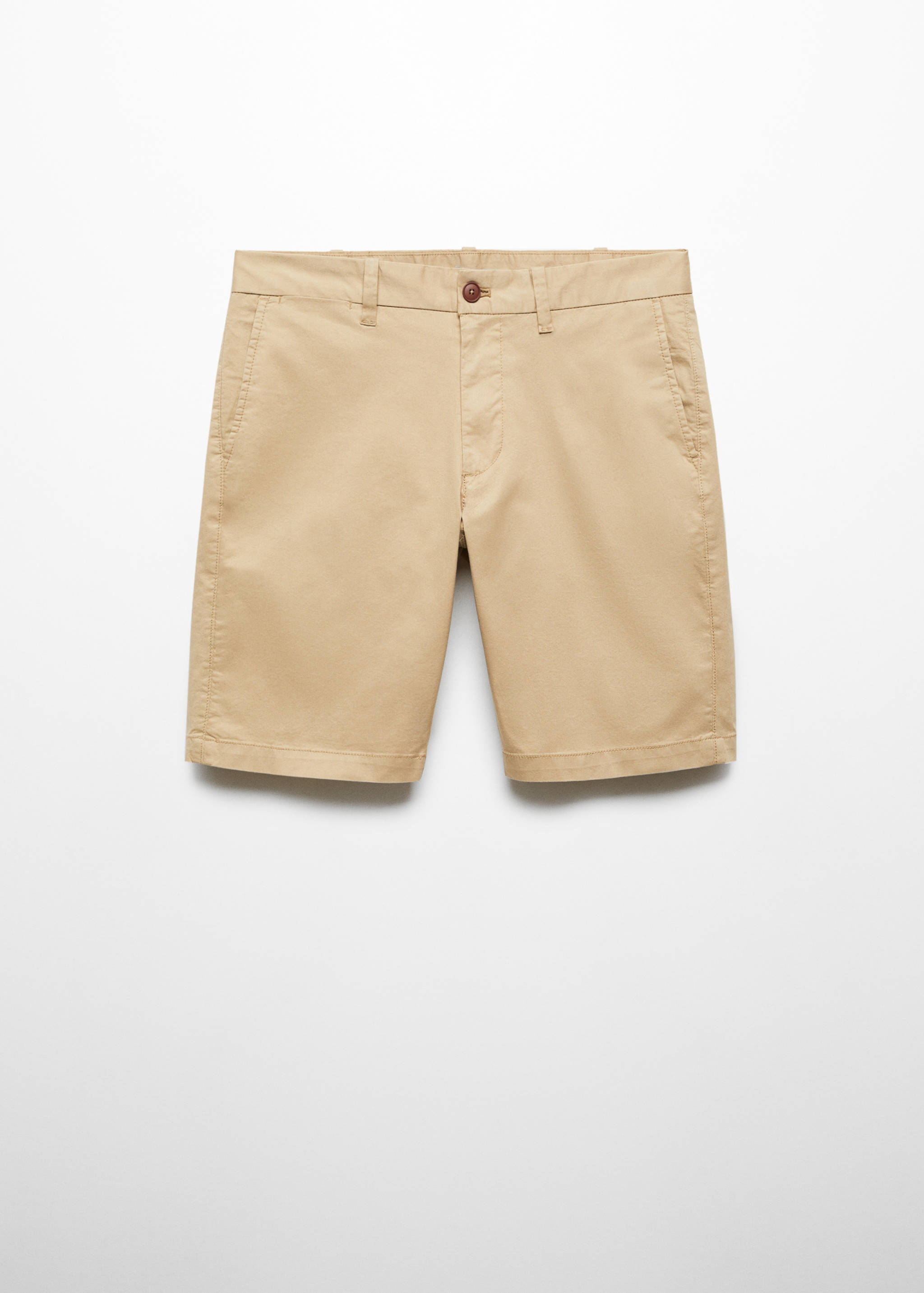 Slim-Fit-Bermudashorts im Chino-Stil aus Baumwolle - Artikel ohne Model