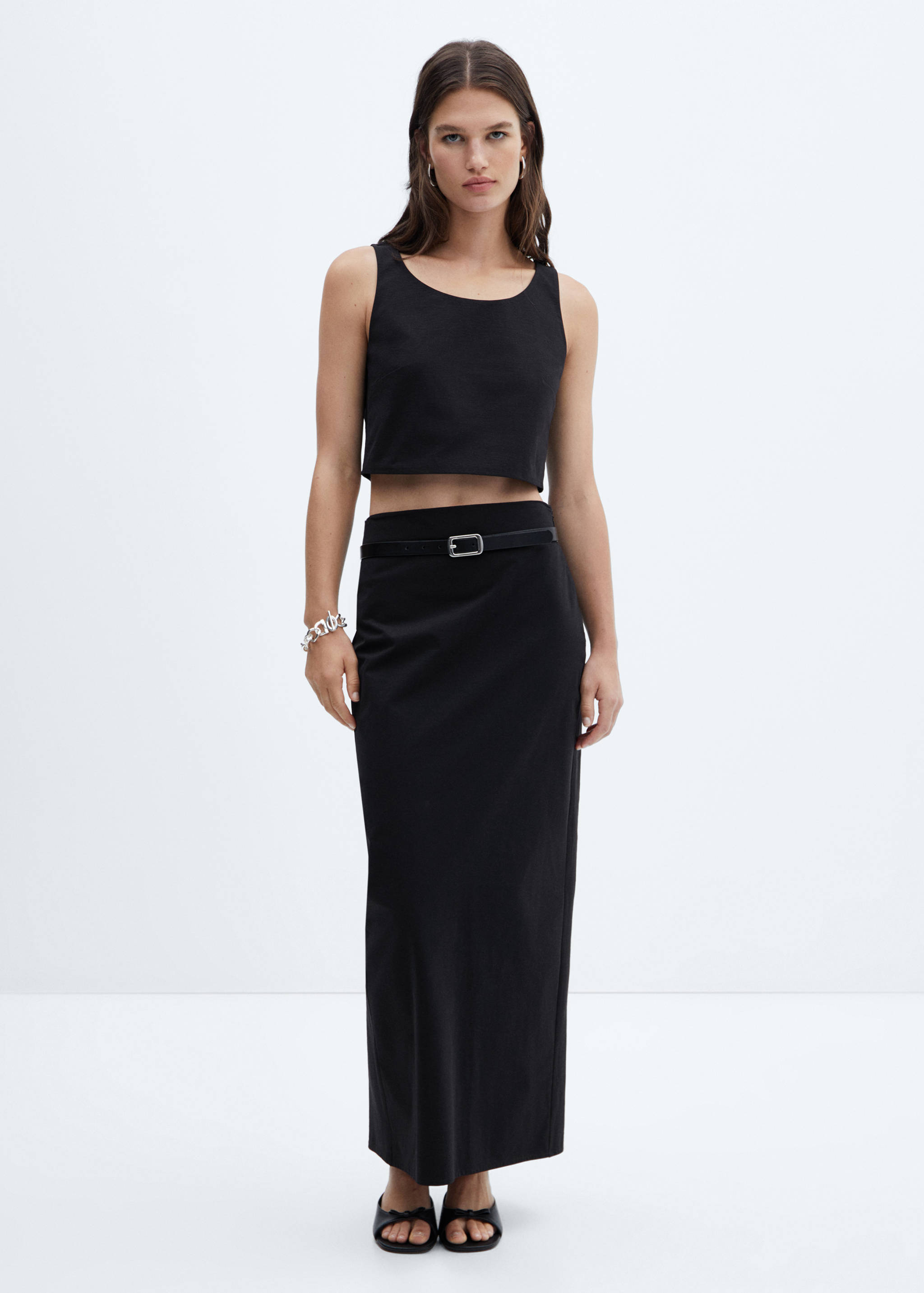 Top crop tirantes anchos - Plano general