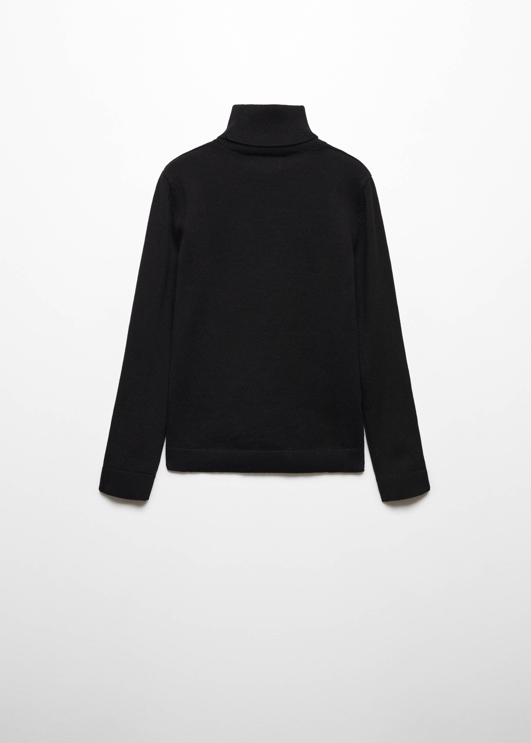 Cable-knit turtleneck sweater - Reverse of the article