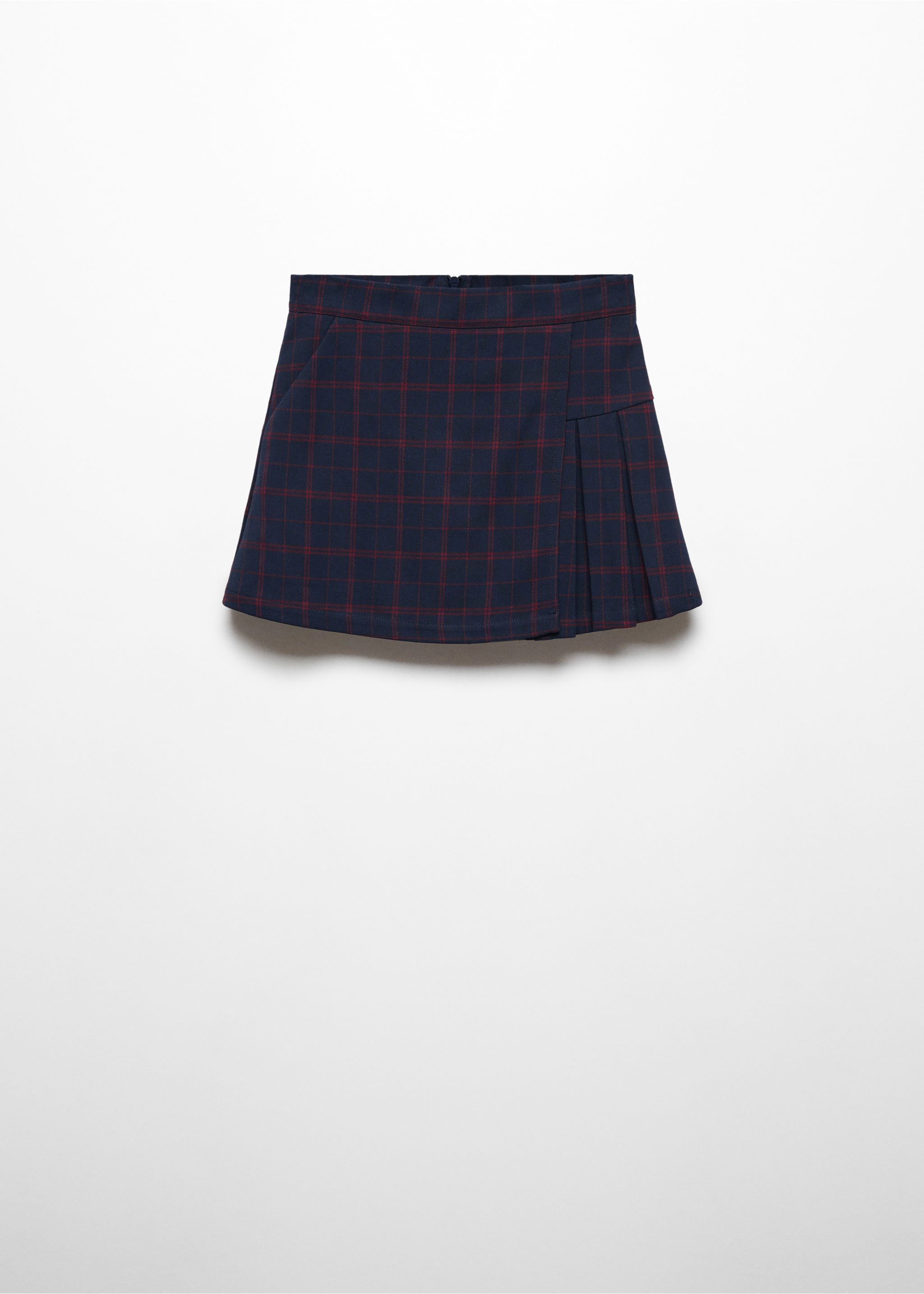 Pleated check skirt - Article without model