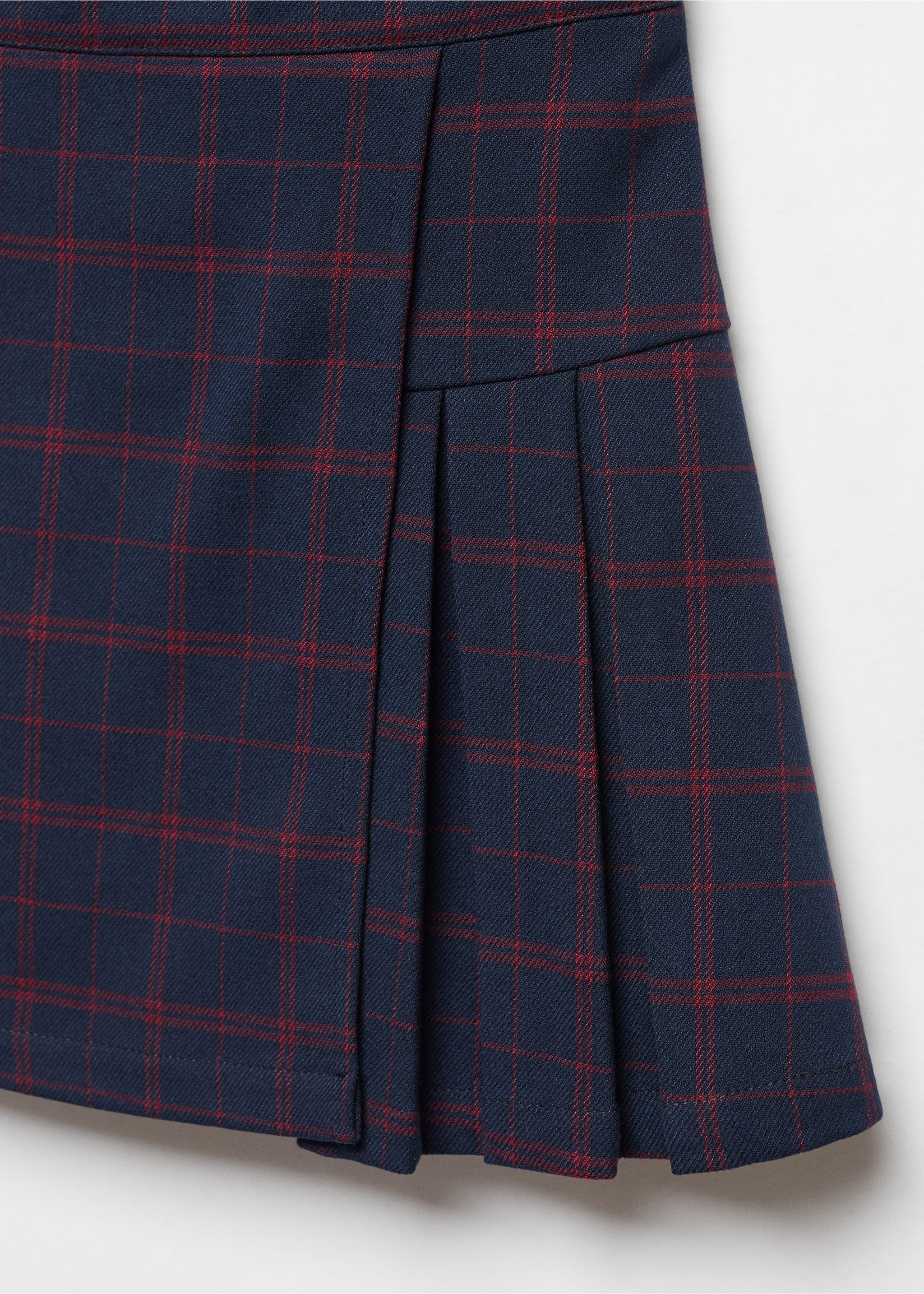 Pleated check skirt - Details of the article 8