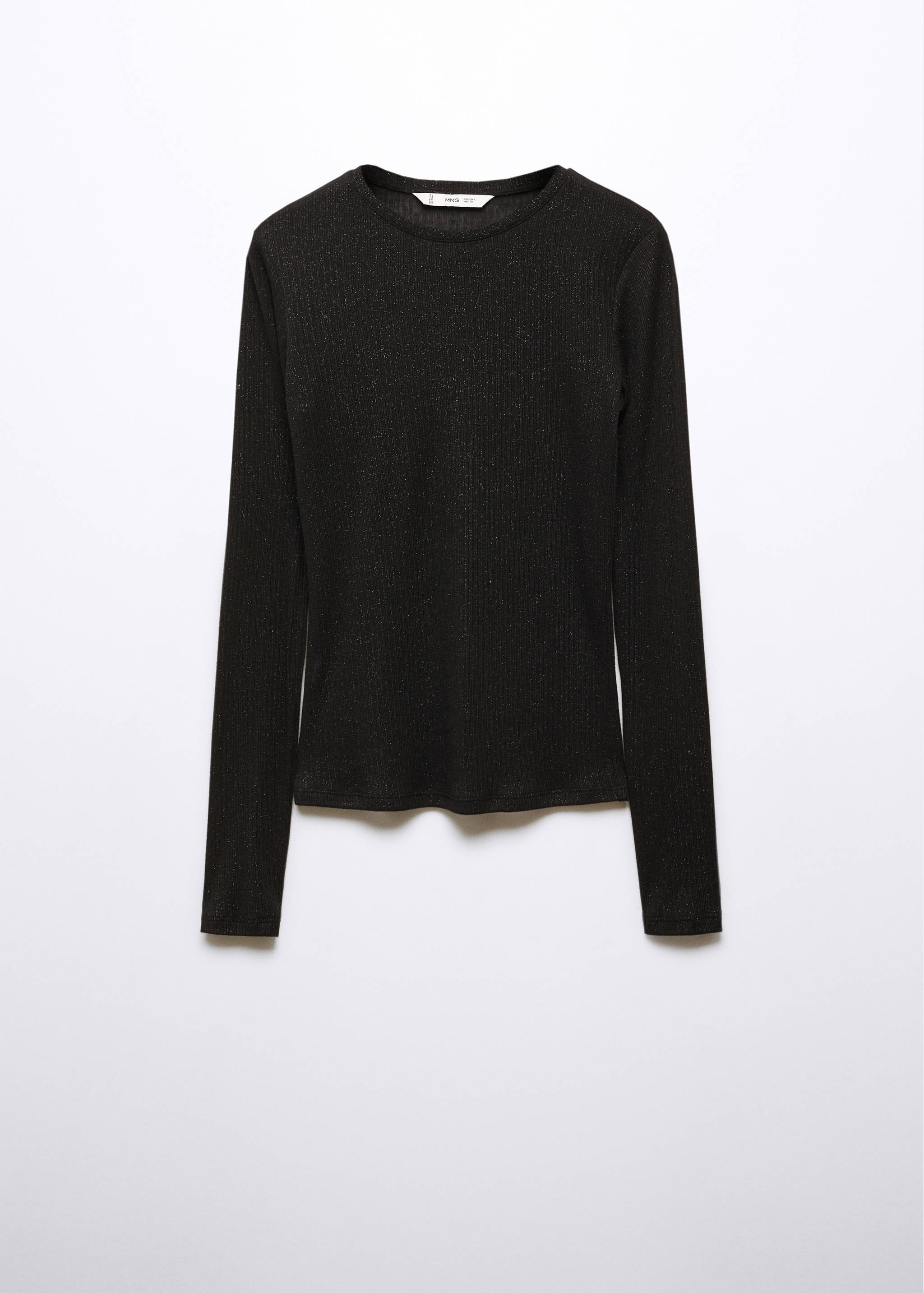 Lurex knitted t-shirt - Article without model