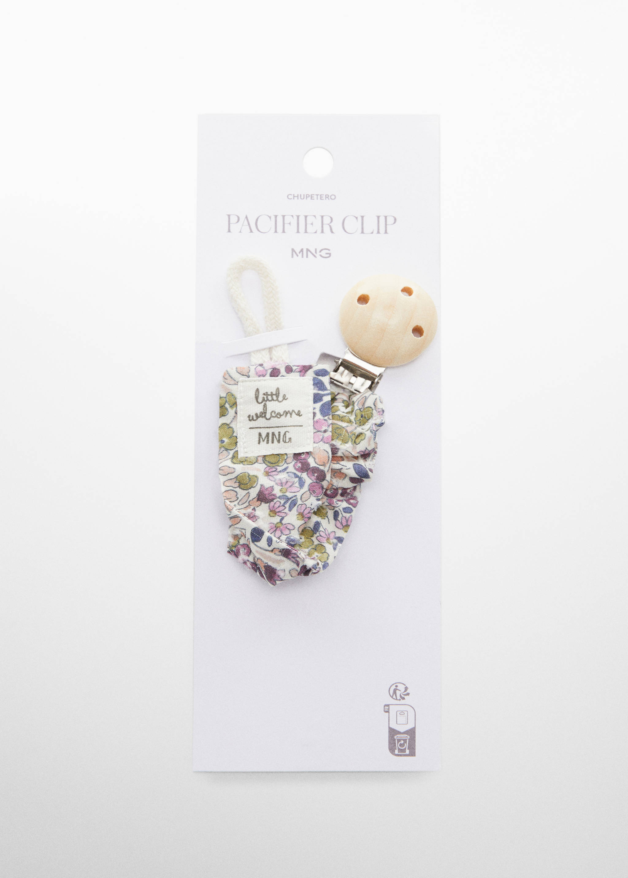 Printed brooch pacifier holder - Article without model