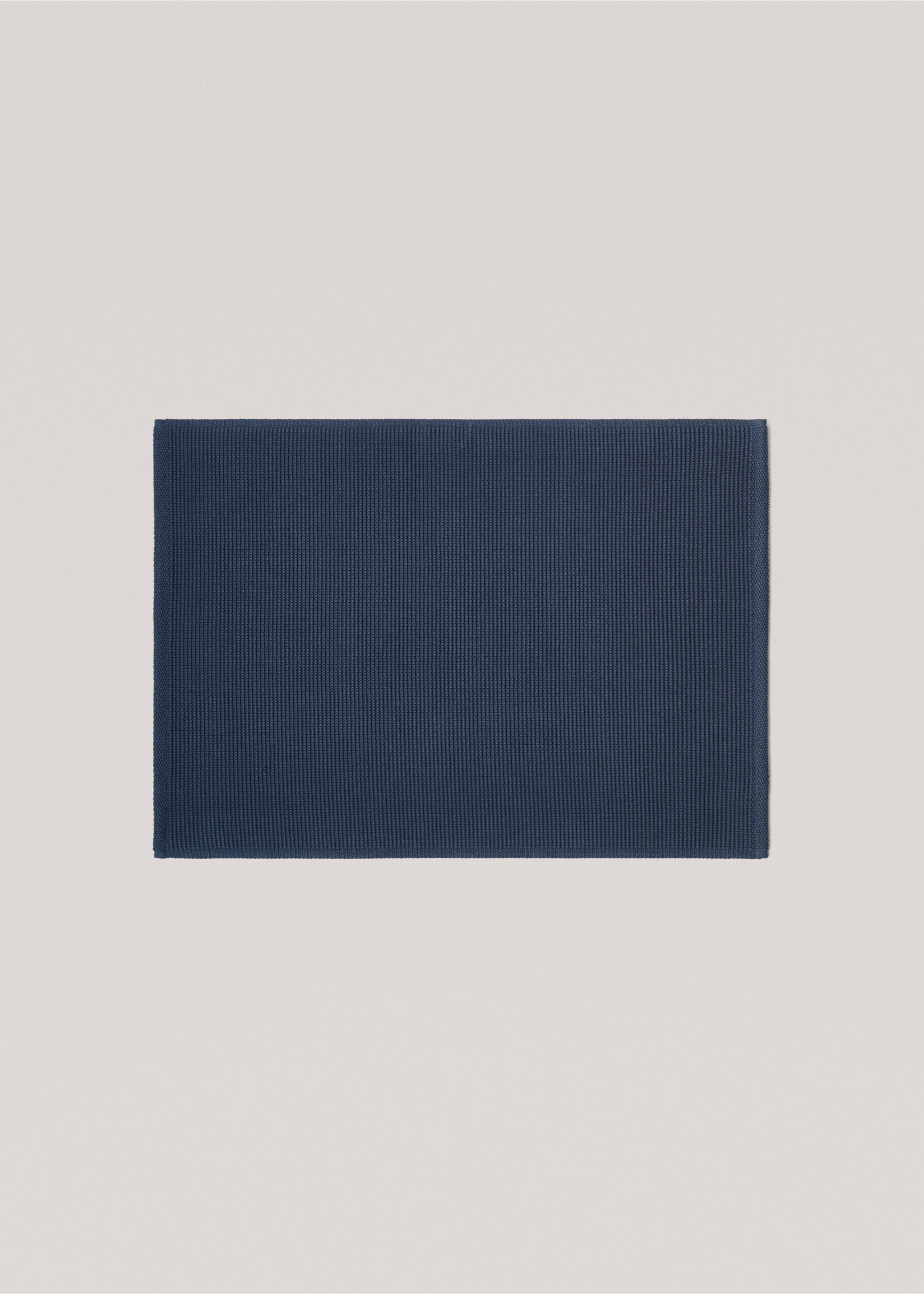 Boucle terry bathmat 50x70cm - Article without model, Dark Navy. Ref: 57066318-00.