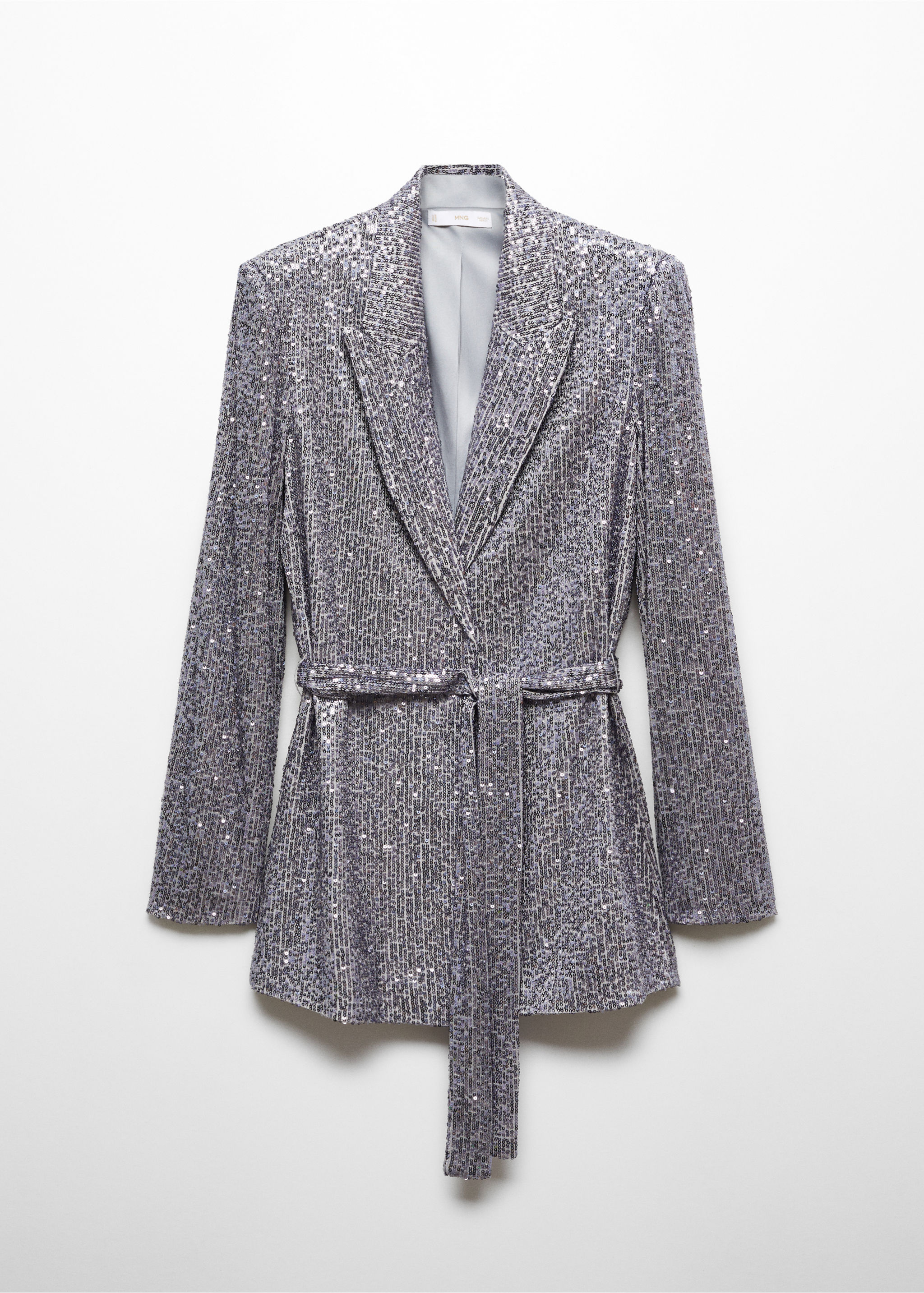 Blazer med paljetter og avtagbart belte - Artikkel uten modell