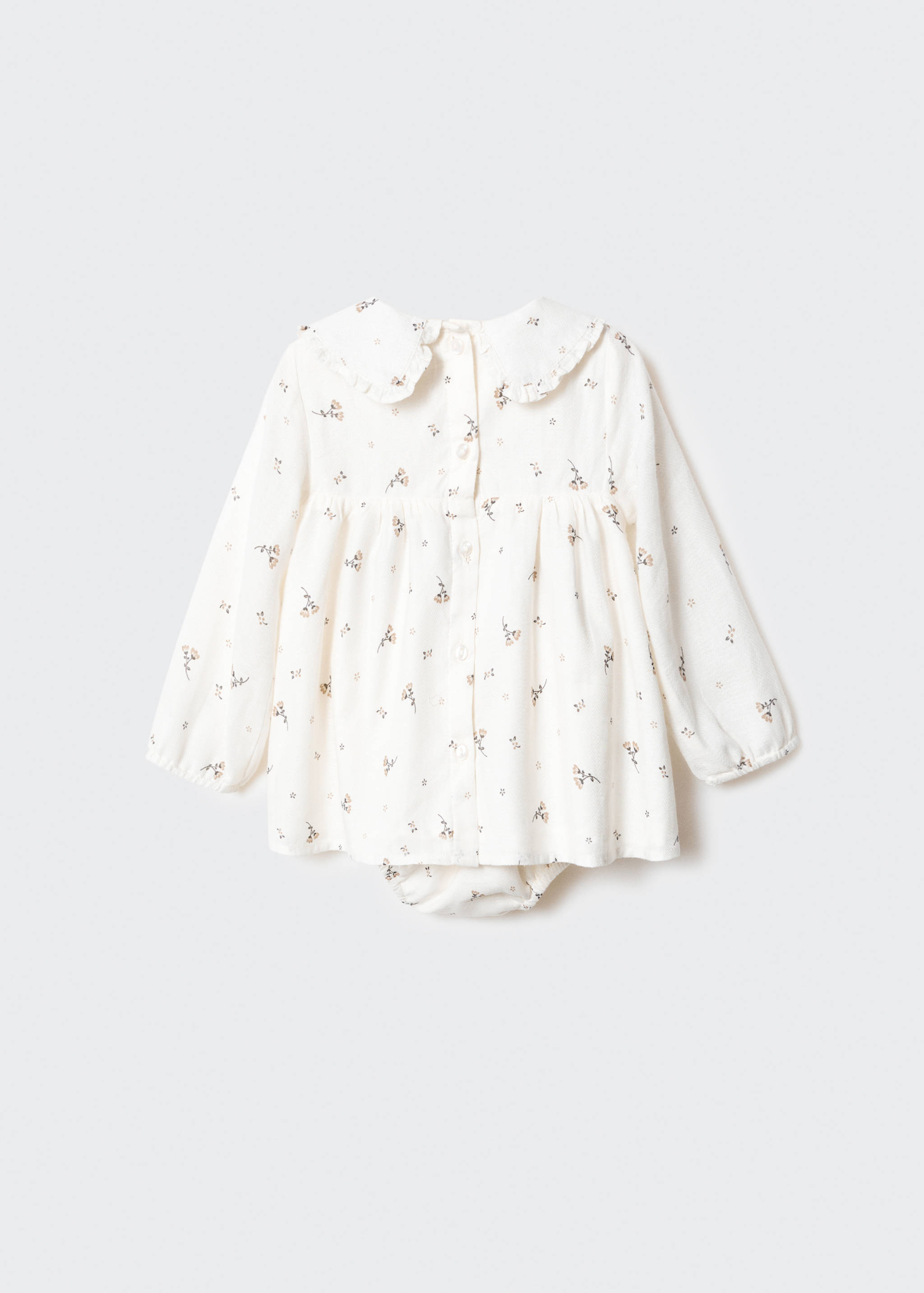 Gebloemde jurk - Achterkant van het artikel