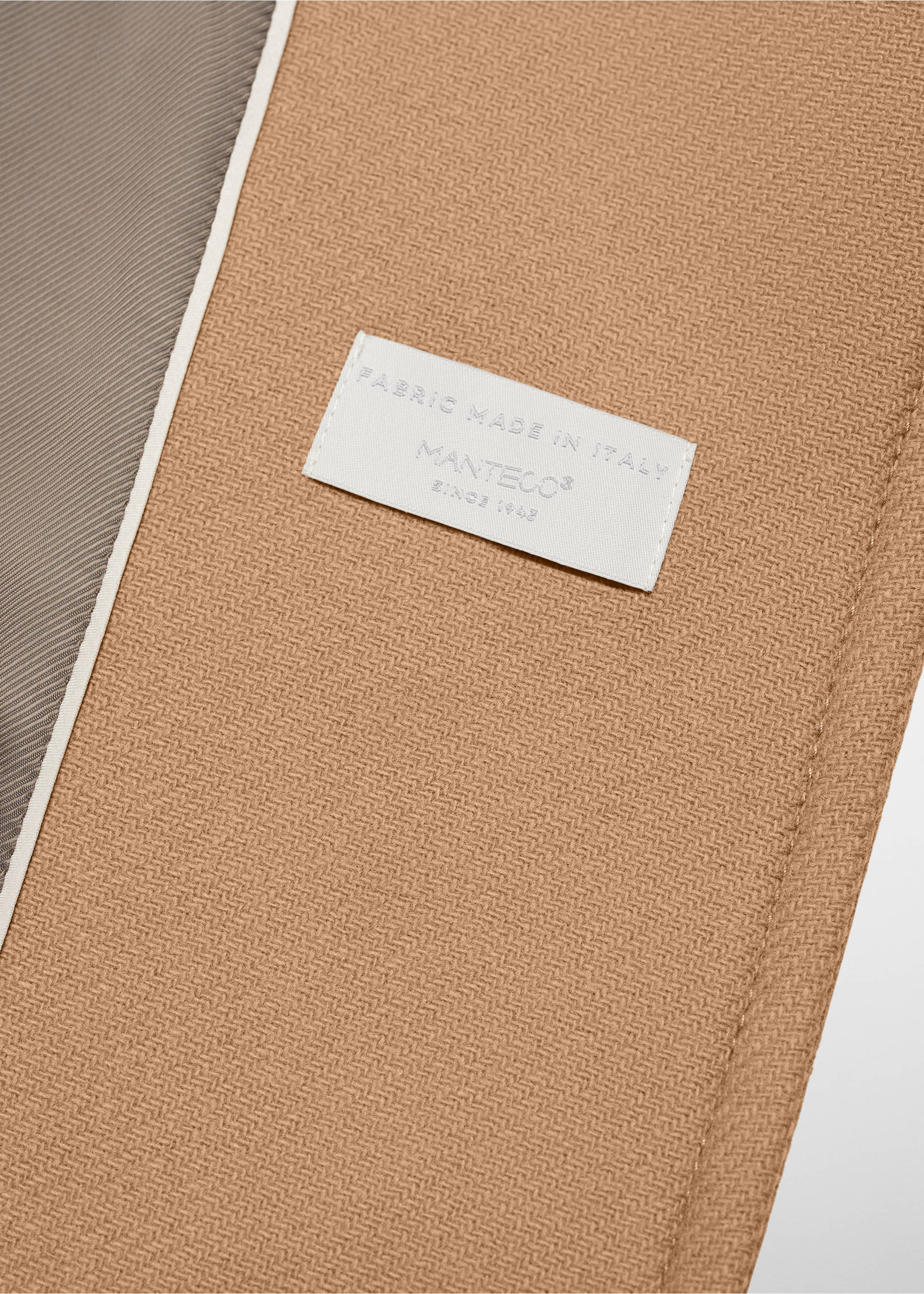 Manteco wool coat with oversized lapels - Details of the article 0, Medium Brown. Ref: 57066728-00.